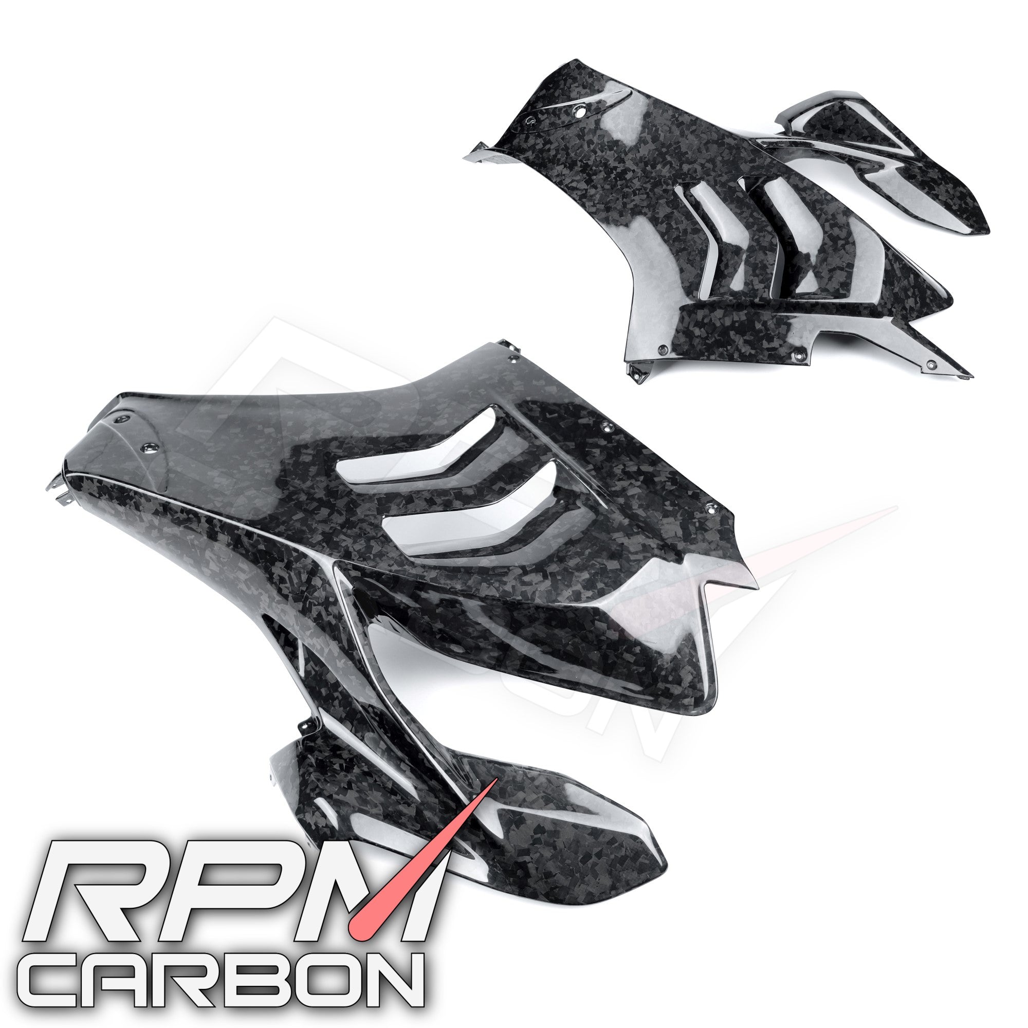 Ducati Panigale V4 Seitenverkleidungen aus Kohlefaser