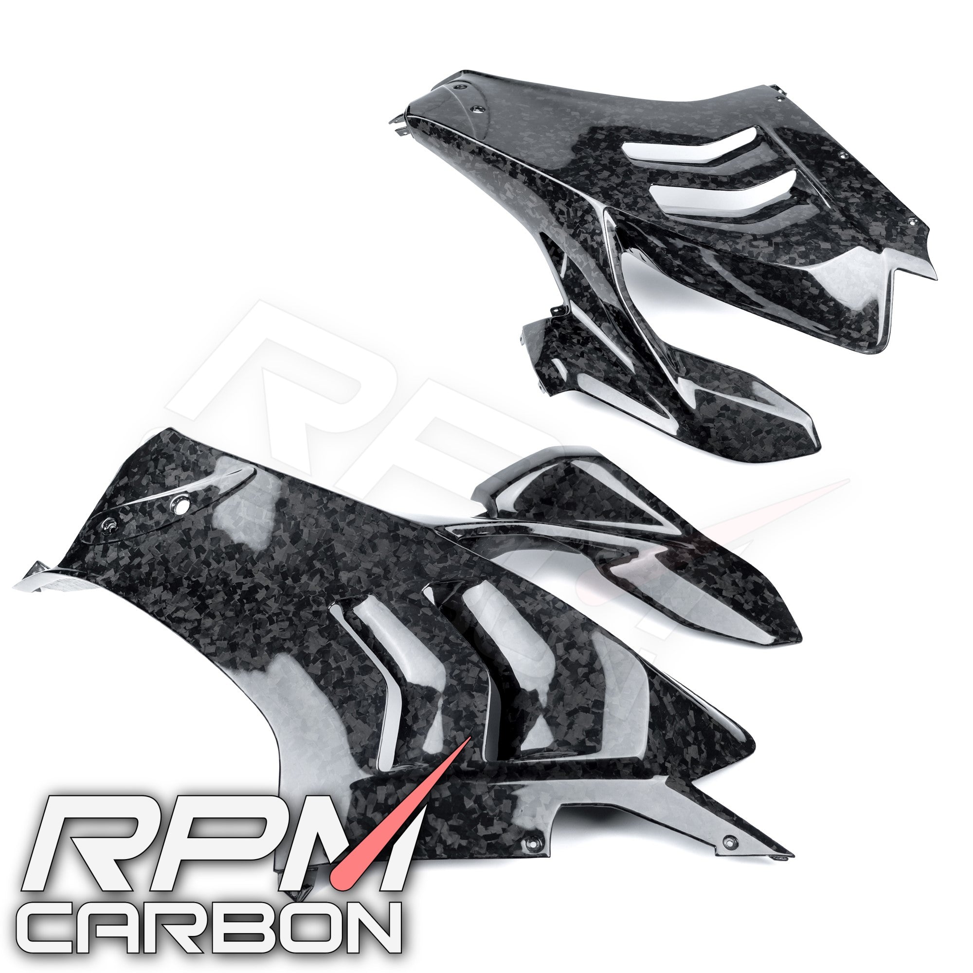 Ducati Panigale V4 Seitenverkleidungen aus Kohlefaser