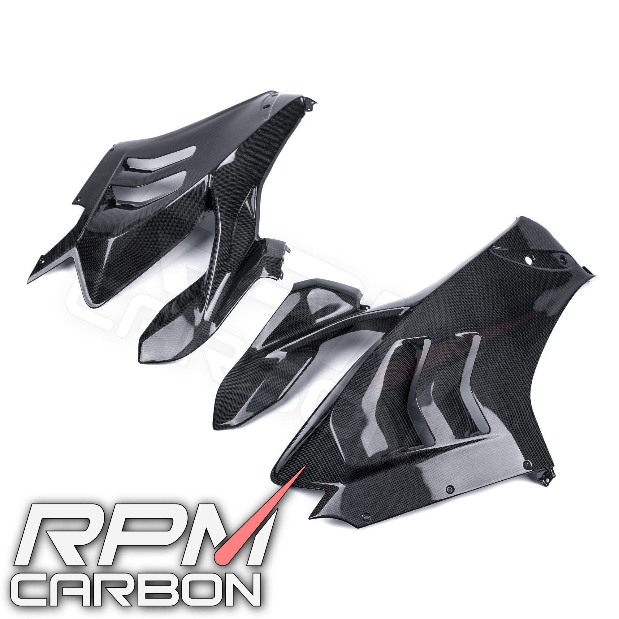 Ducati Panigale V4 Seitenverkleidungen aus Kohlefaser