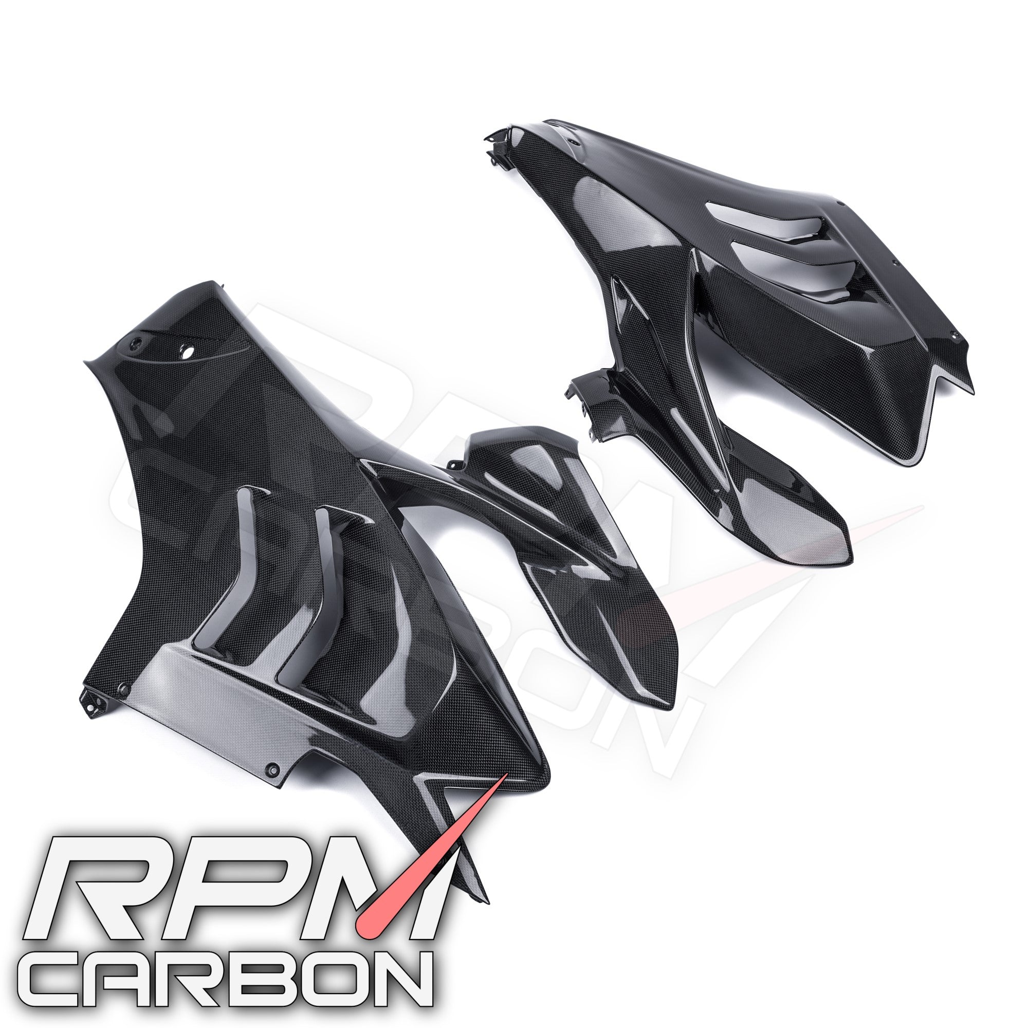 Ducati Panigale V4 Seitenverkleidungen aus Kohlefaser