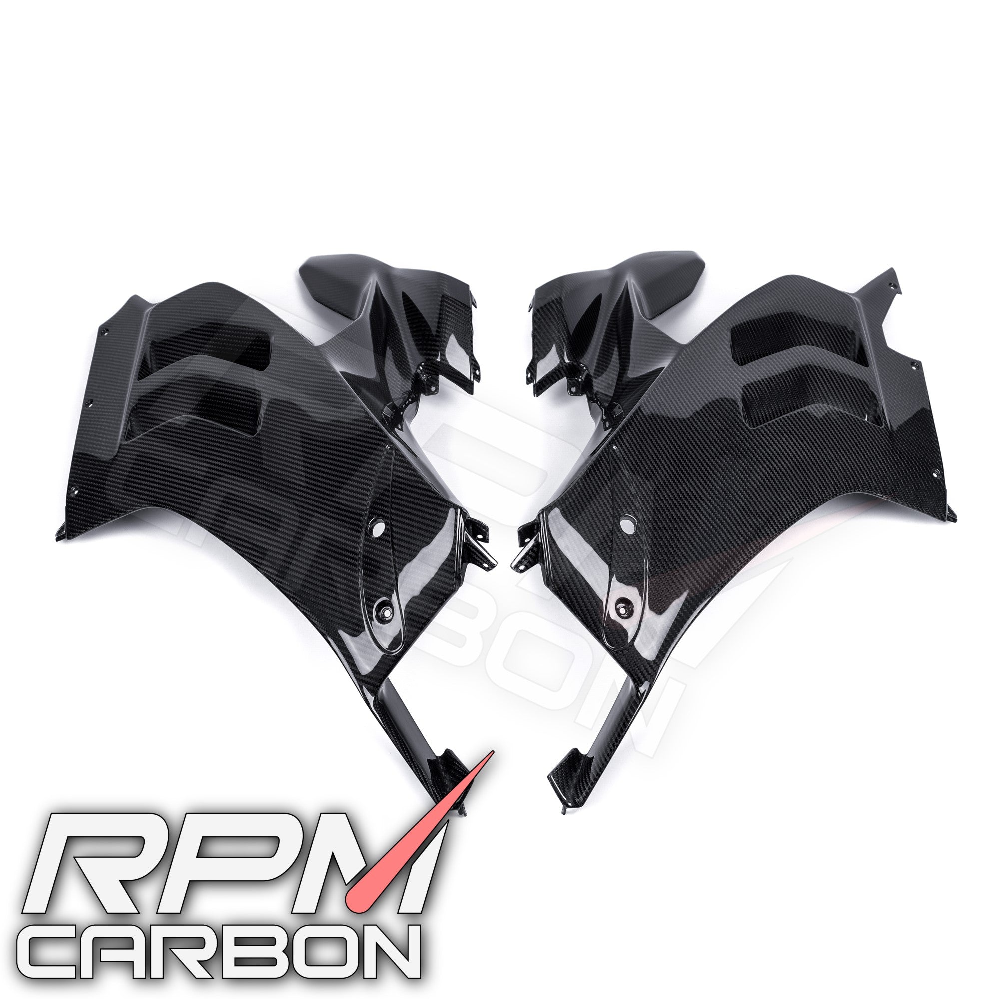 Ducati Panigale V4 Seitenverkleidungen aus Kohlefaser