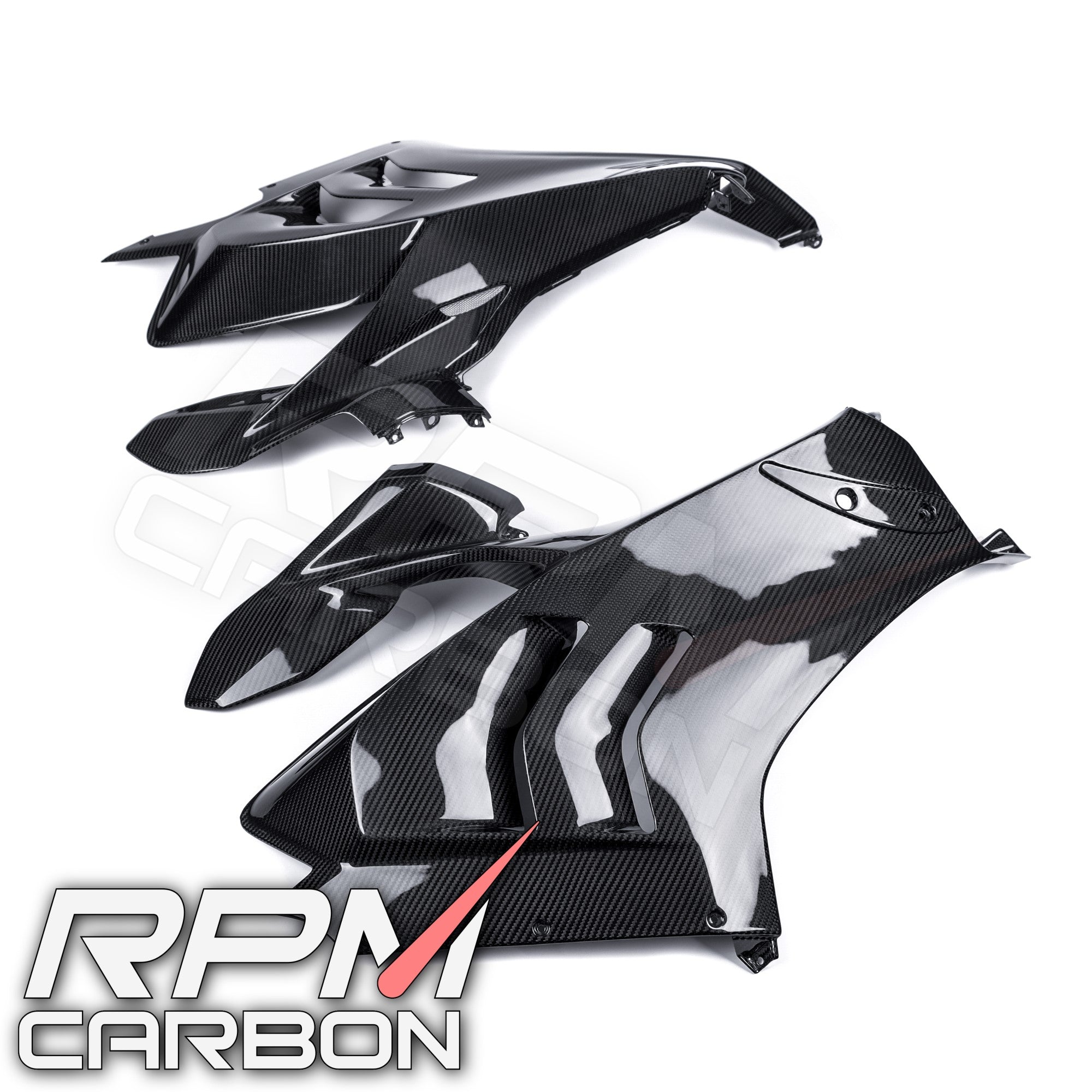 Ducati Panigale V4 Seitenverkleidungen aus Kohlefaser
