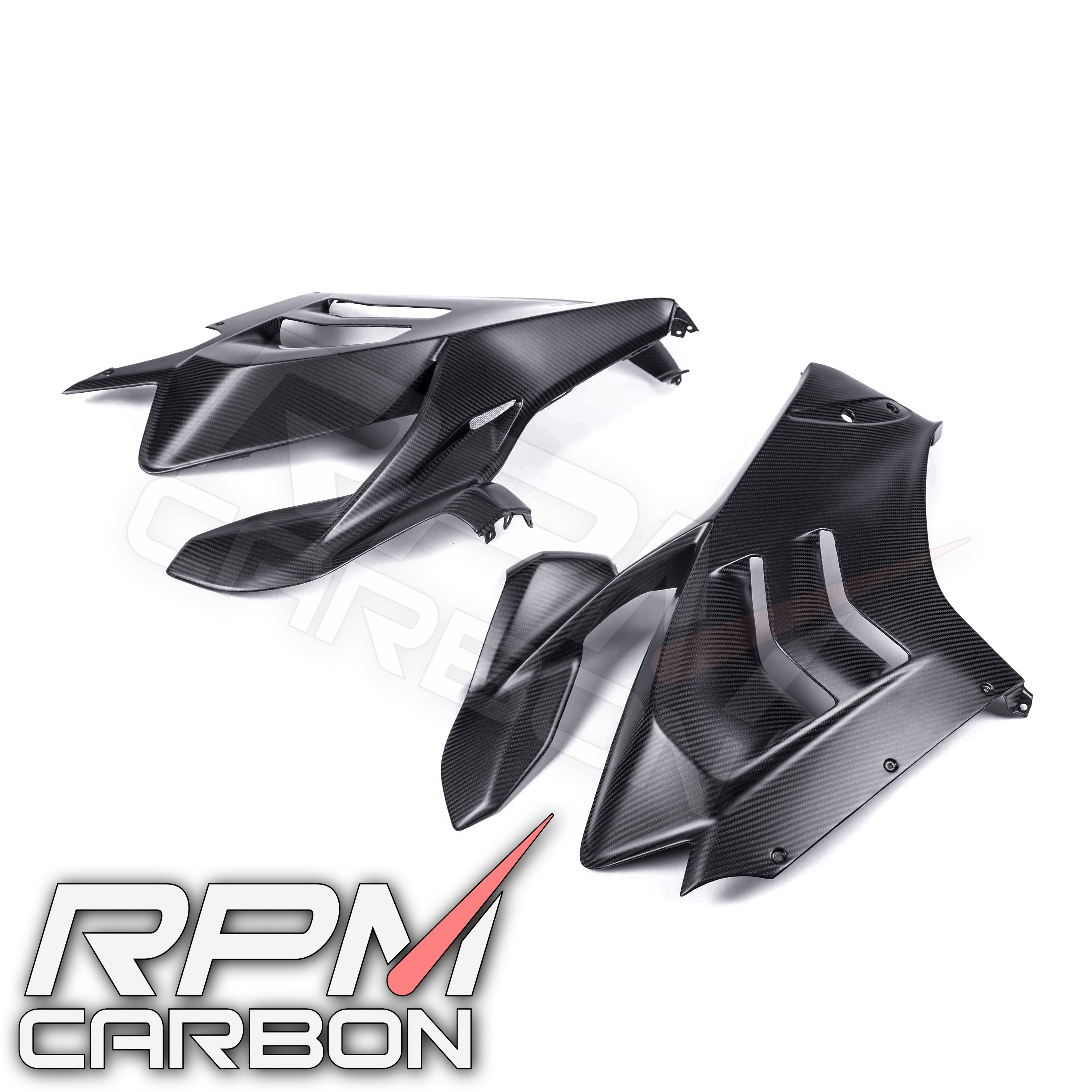 Ducati Panigale V4 Seitenverkleidungen aus Kohlefaser