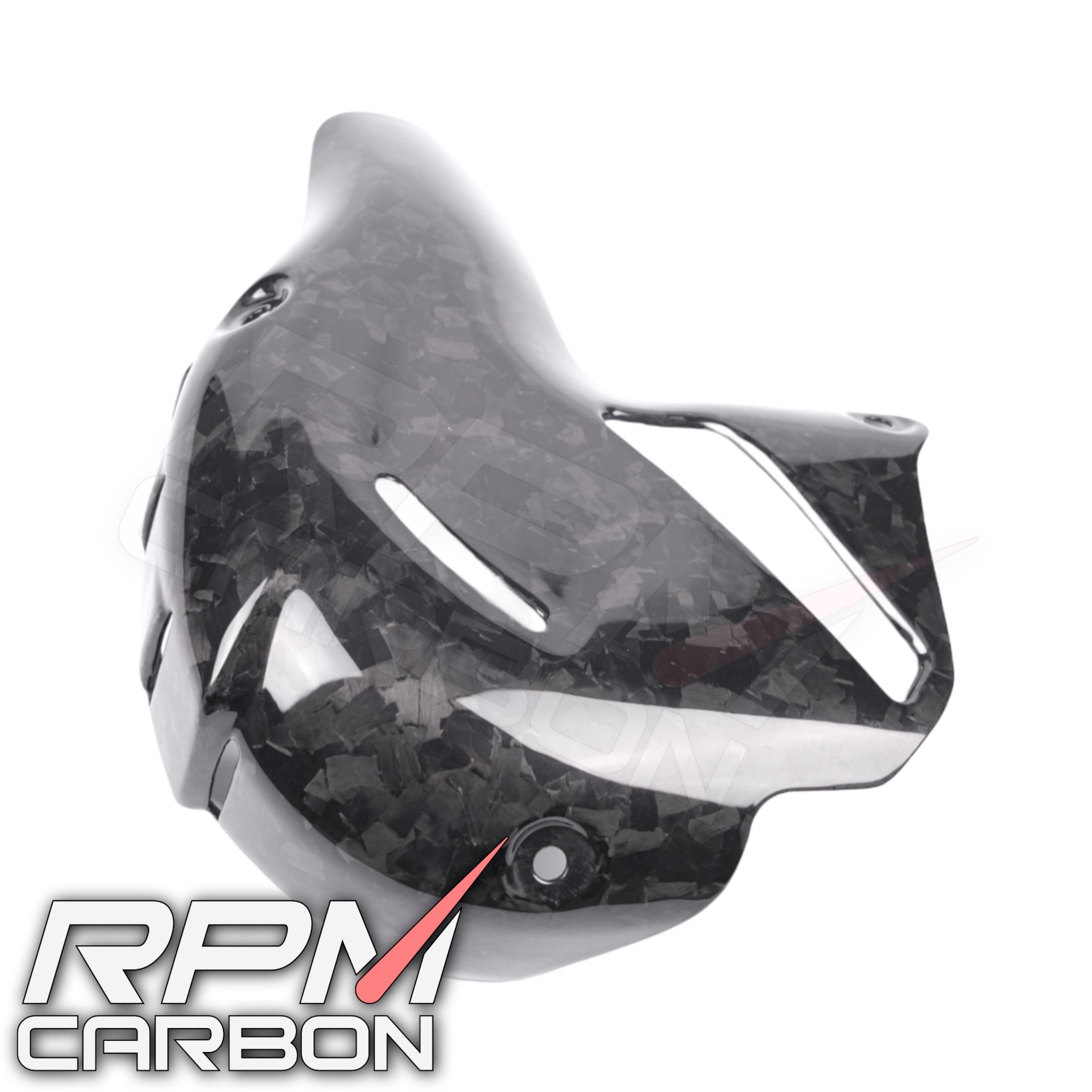 Ducati Panigale/Streetfighter V4 Carbon Fiber Exhaust Cover (Akrapovic Exhaust)