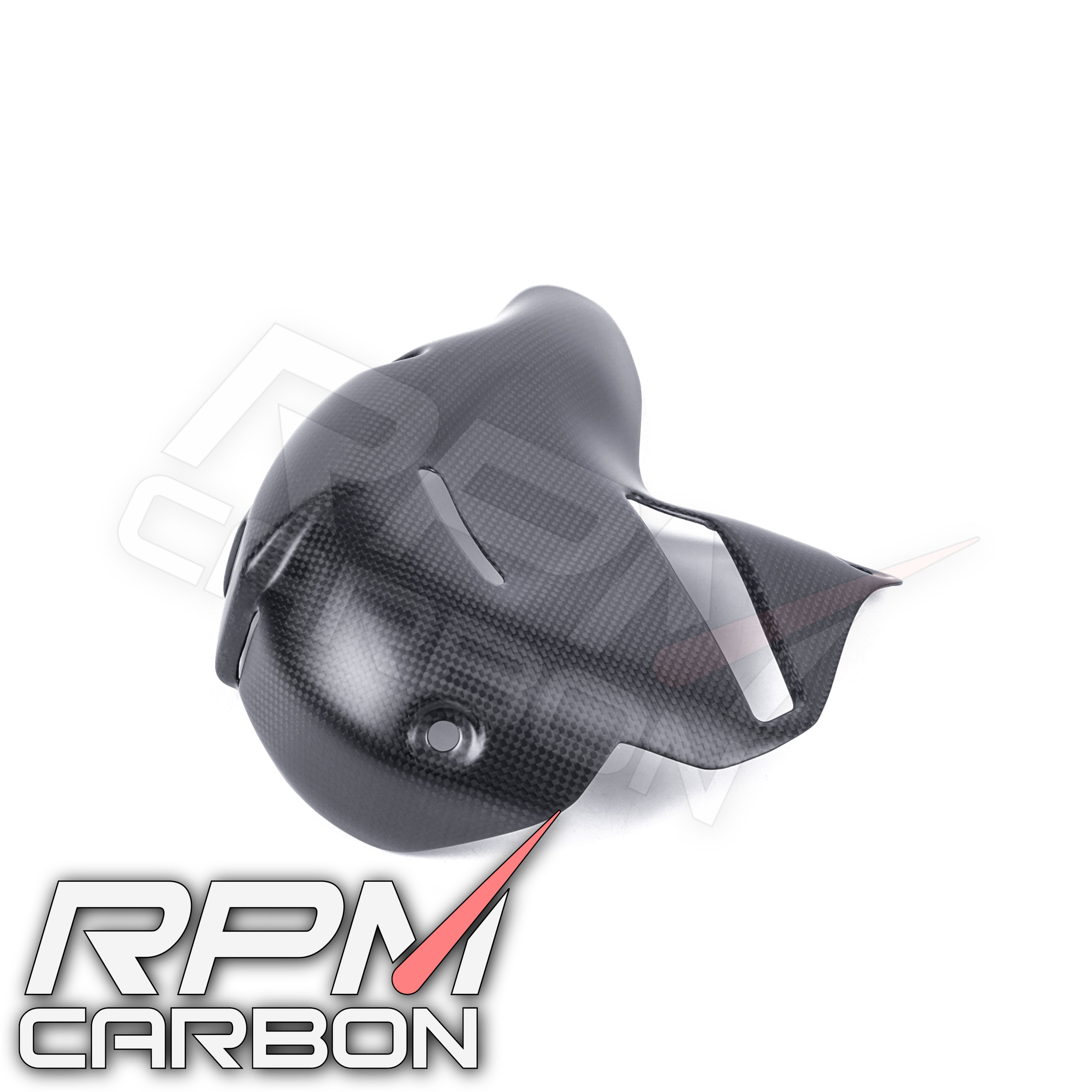 Ducati Panigale/Streetfighter V4 Carbon Fiber Exhaust Cover (Akrapovic Exhaust)