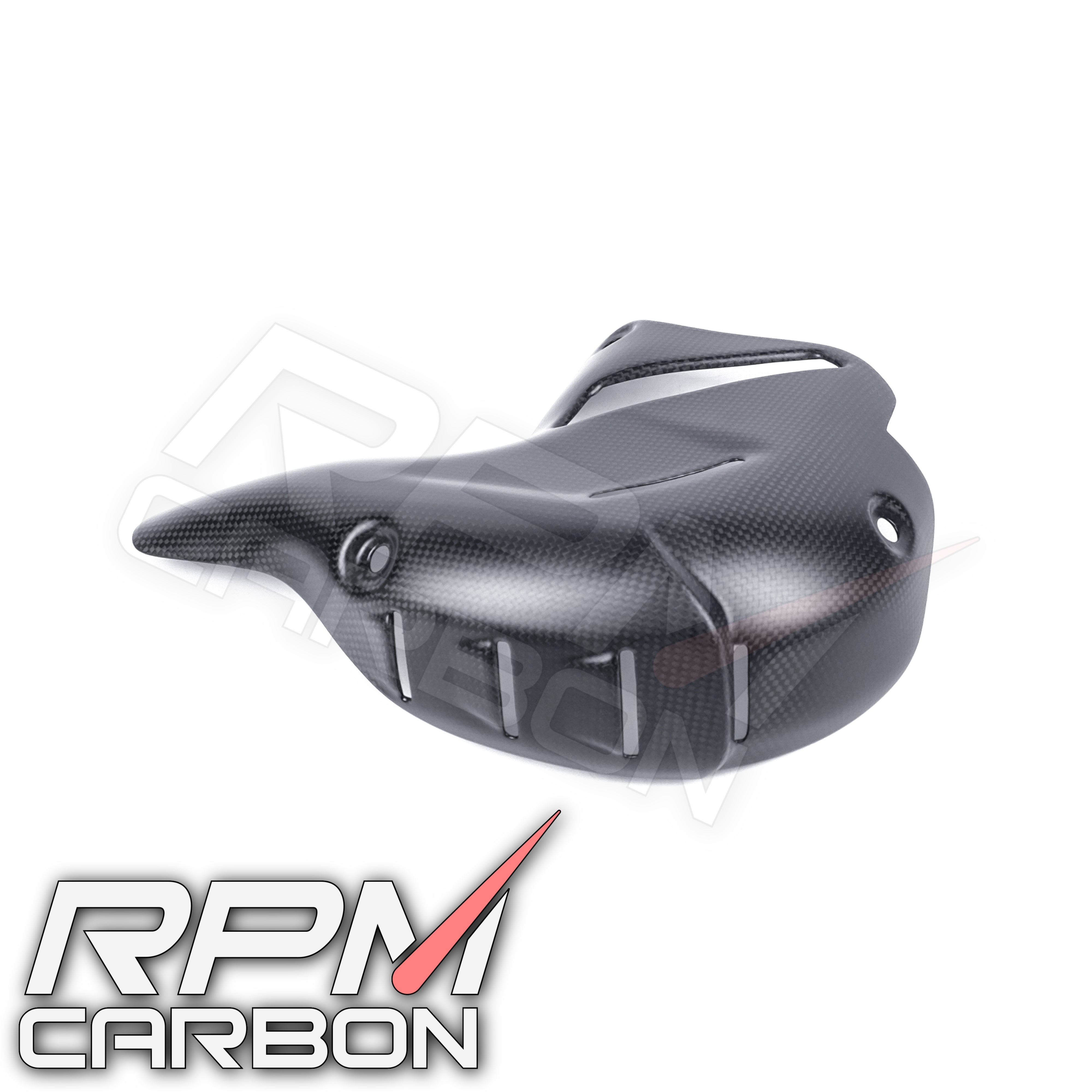 Ducati Panigale/Streetfighter V4 Carbon Fiber Exhaust Cover (Akrapovic Exhaust)