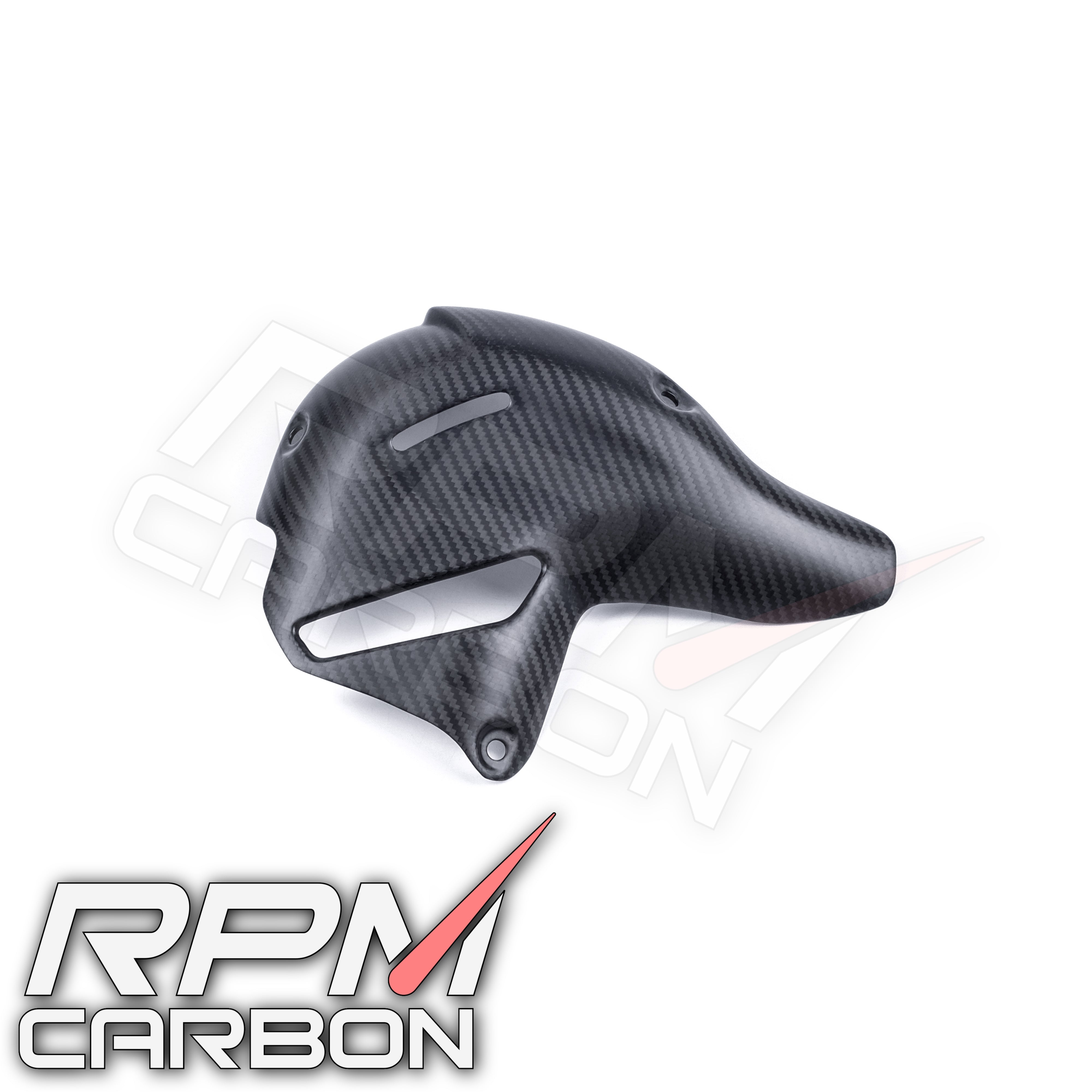 Ducati Panigale/Streetfighter V4 Carbon Fiber Exhaust Cover (Akrapovic Exhaust)