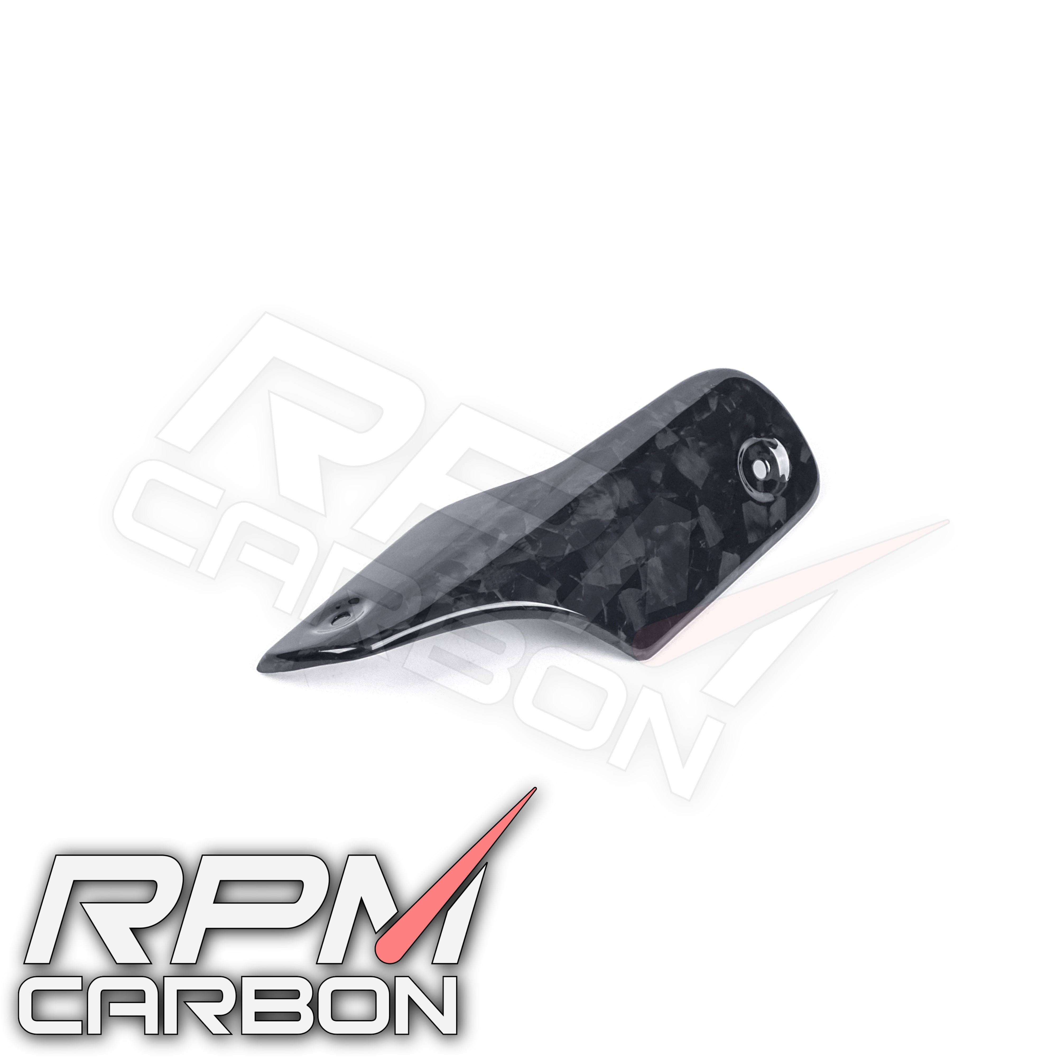 Ducati Panigale/Streetfighter V4 Carbon Fiber Exhaust Cover Small (Akrapovic Exhaust)