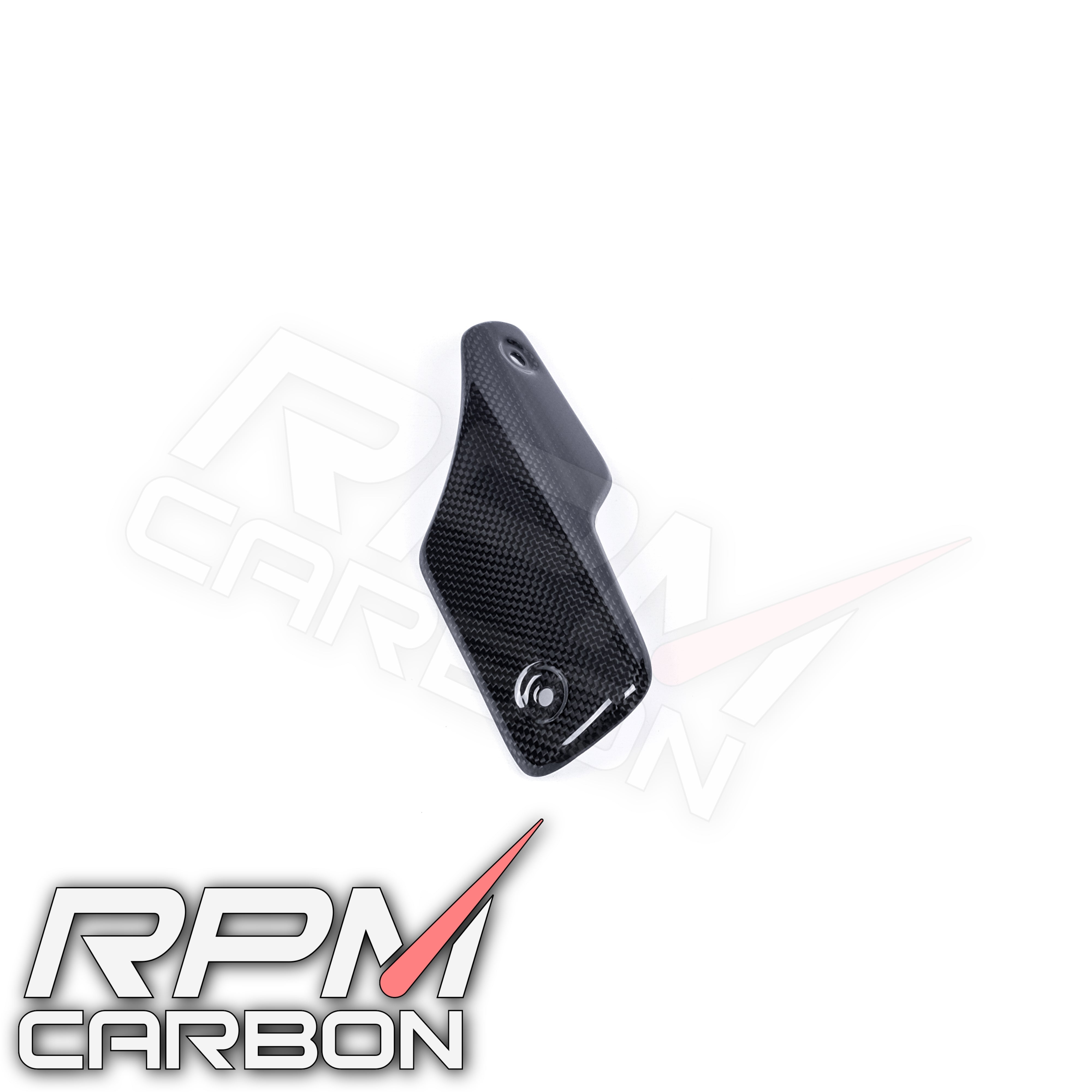 Ducati Panigale/Streetfighter V4 Carbon Fiber Exhaust Cover Small (Akrapovic Exhaust)