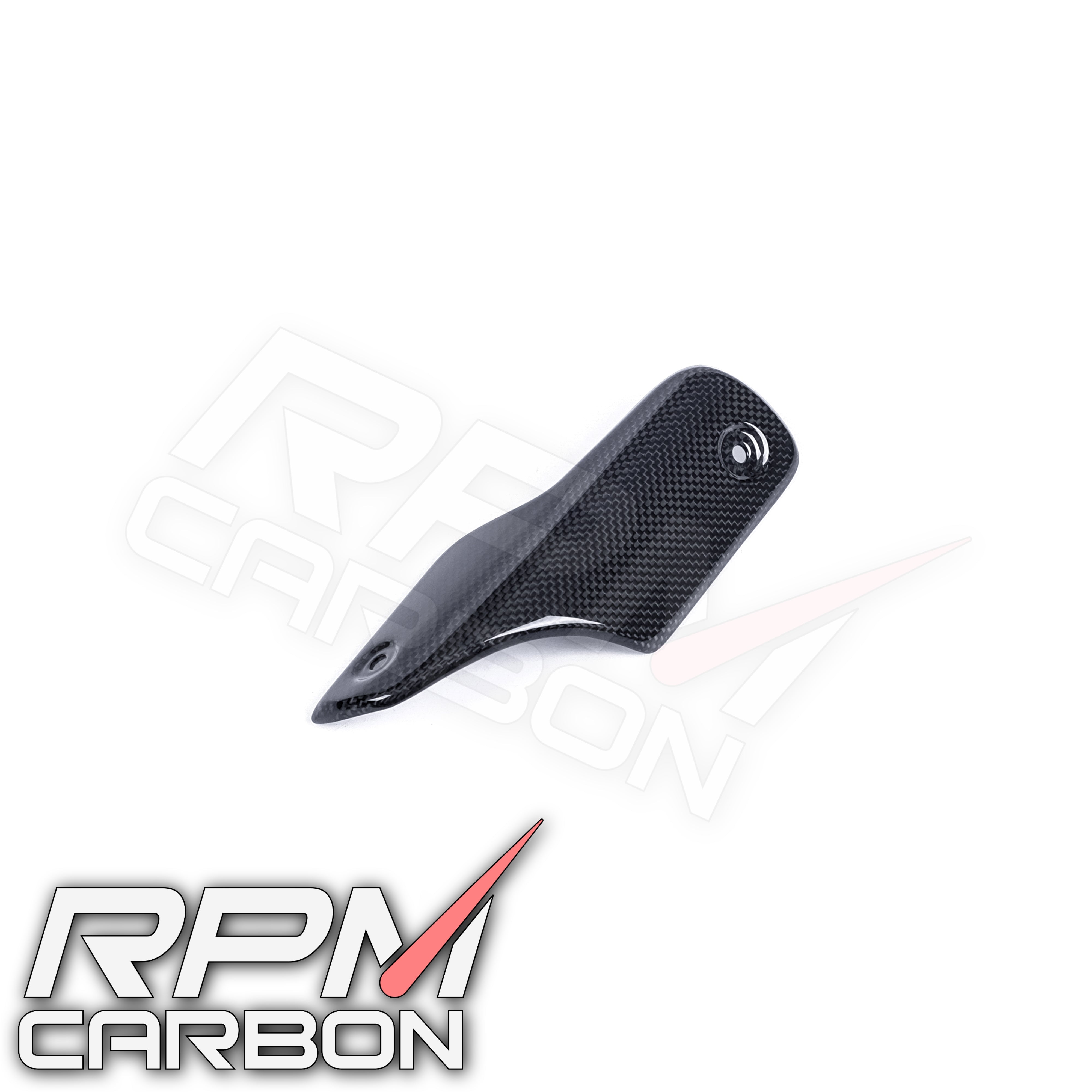 Ducati Panigale/Streetfighter V4 Carbon Fiber Exhaust Cover Small (Akrapovic Exhaust)