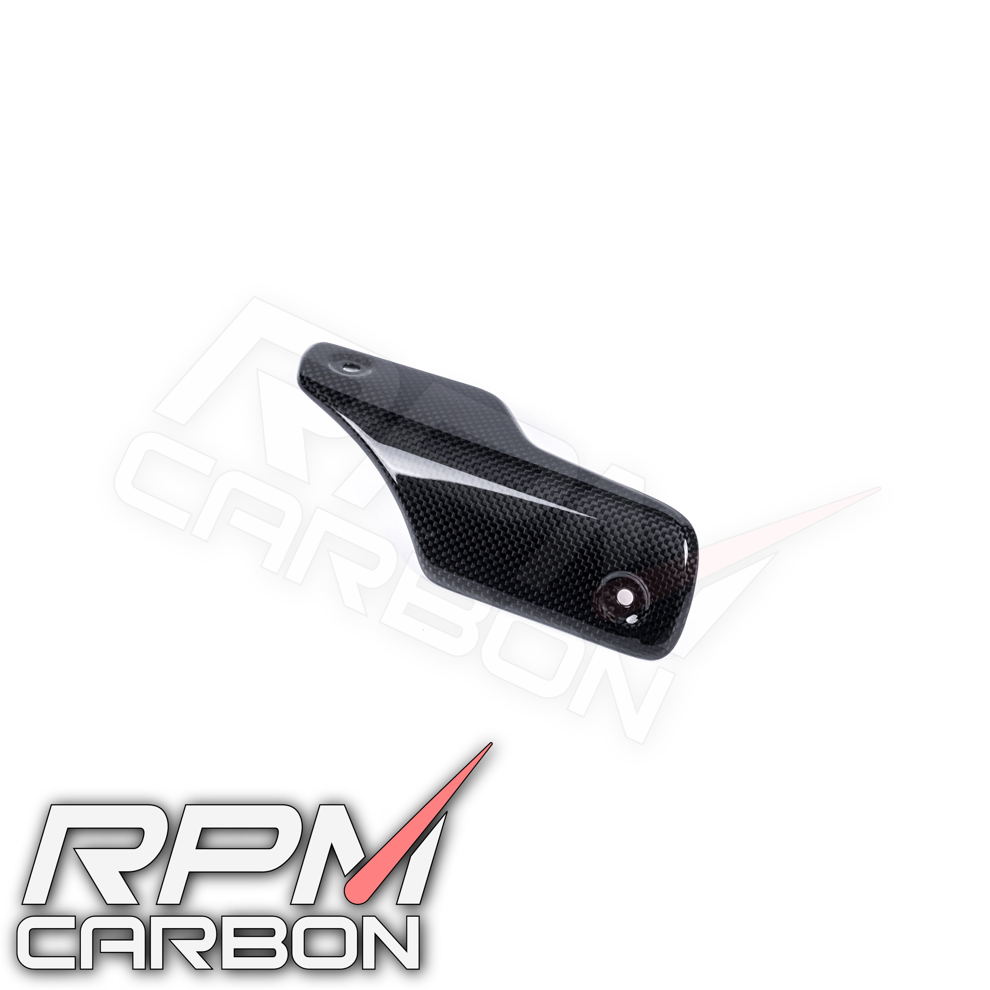 Ducati Panigale/Streetfighter V4 Carbon Fiber Exhaust Cover Small (Akrapovic Exhaust)