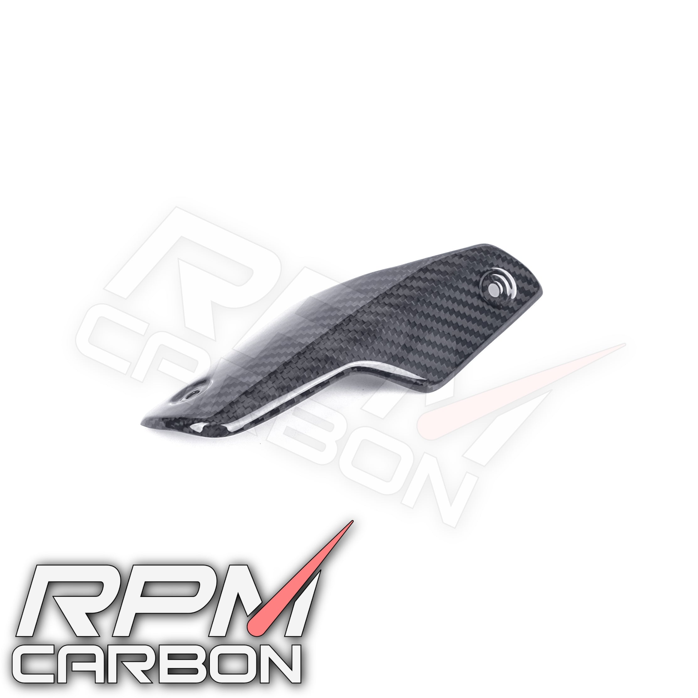 Ducati Panigale/Streetfighter V4 Carbon Fiber Exhaust Cover Small (Akrapovic Exhaust)
