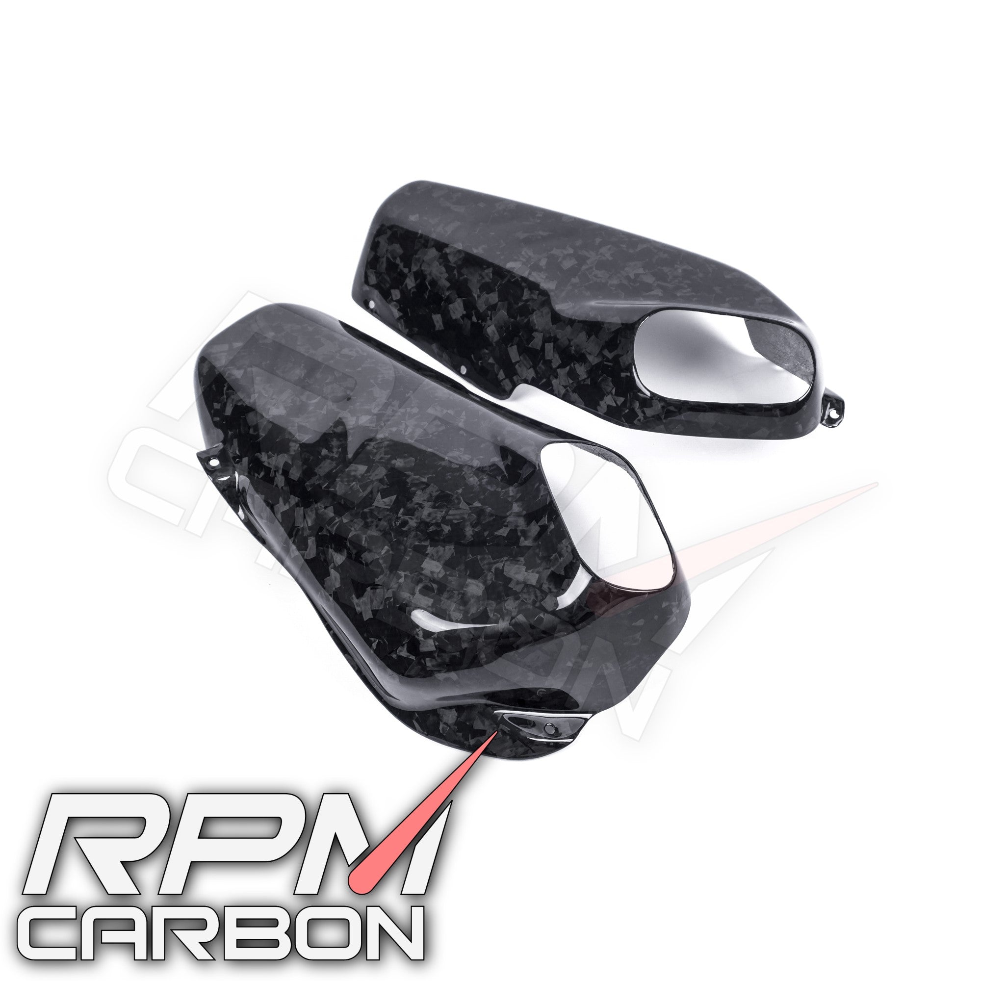 Ducati Panigale/Streetfighter V4 Carbon Fiber Stock Exhaust Side Panels