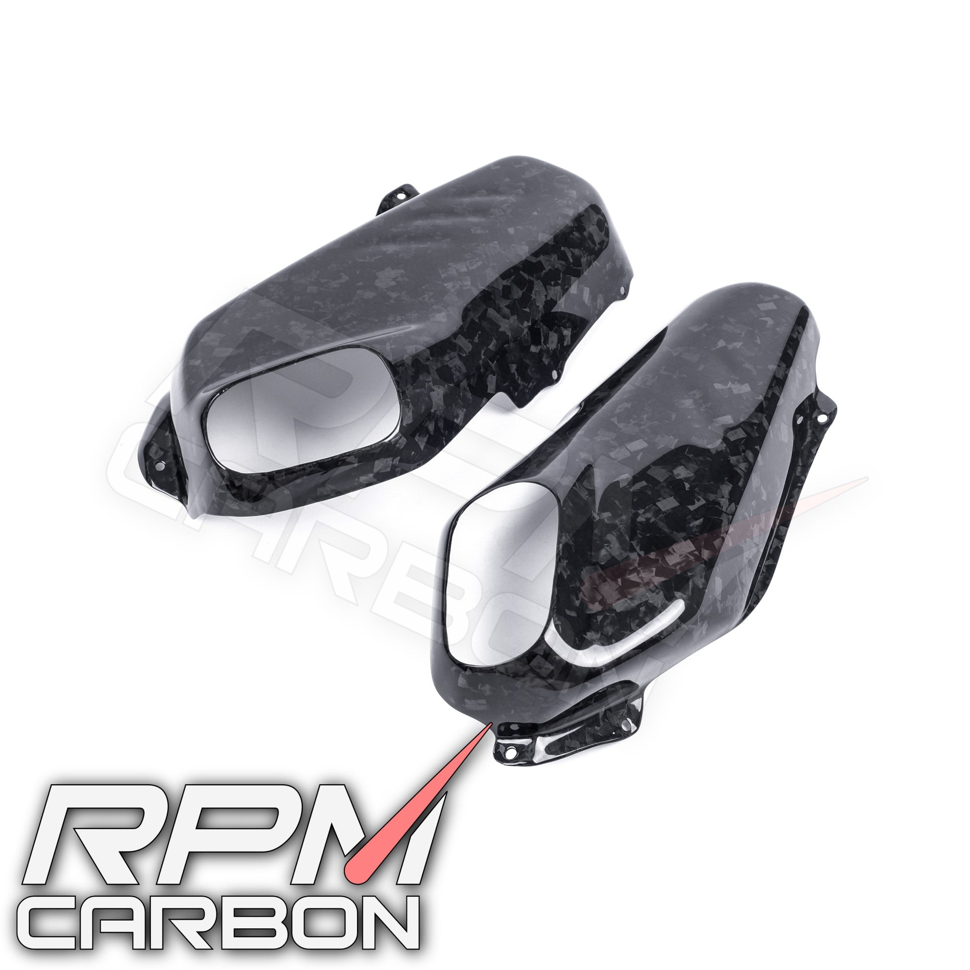 Ducati Panigale/Streetfighter V4 Carbon Fiber Stock Exhaust Side Panels