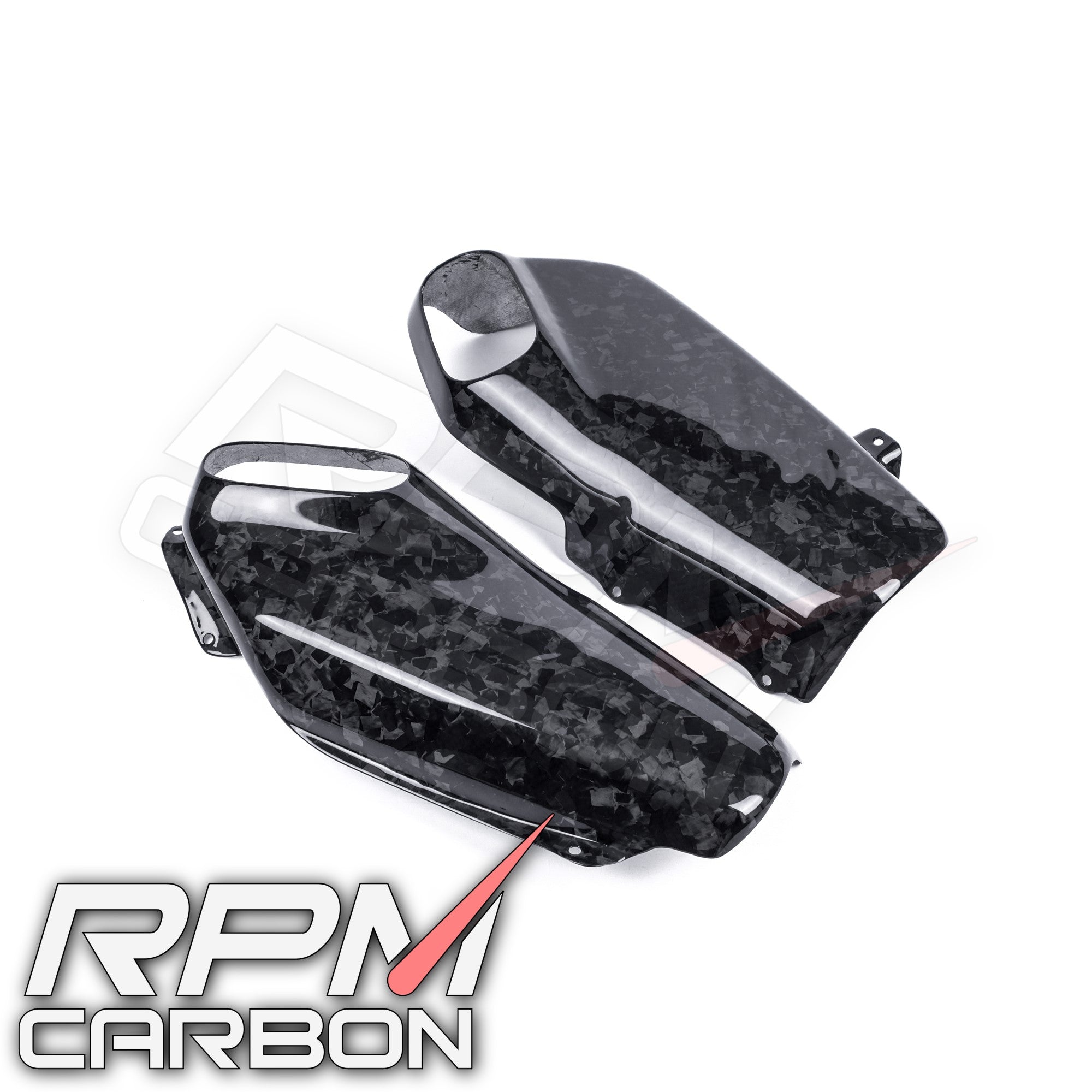 Ducati Panigale/Streetfighter V4 Carbon Fiber Stock Exhaust Side Panels
