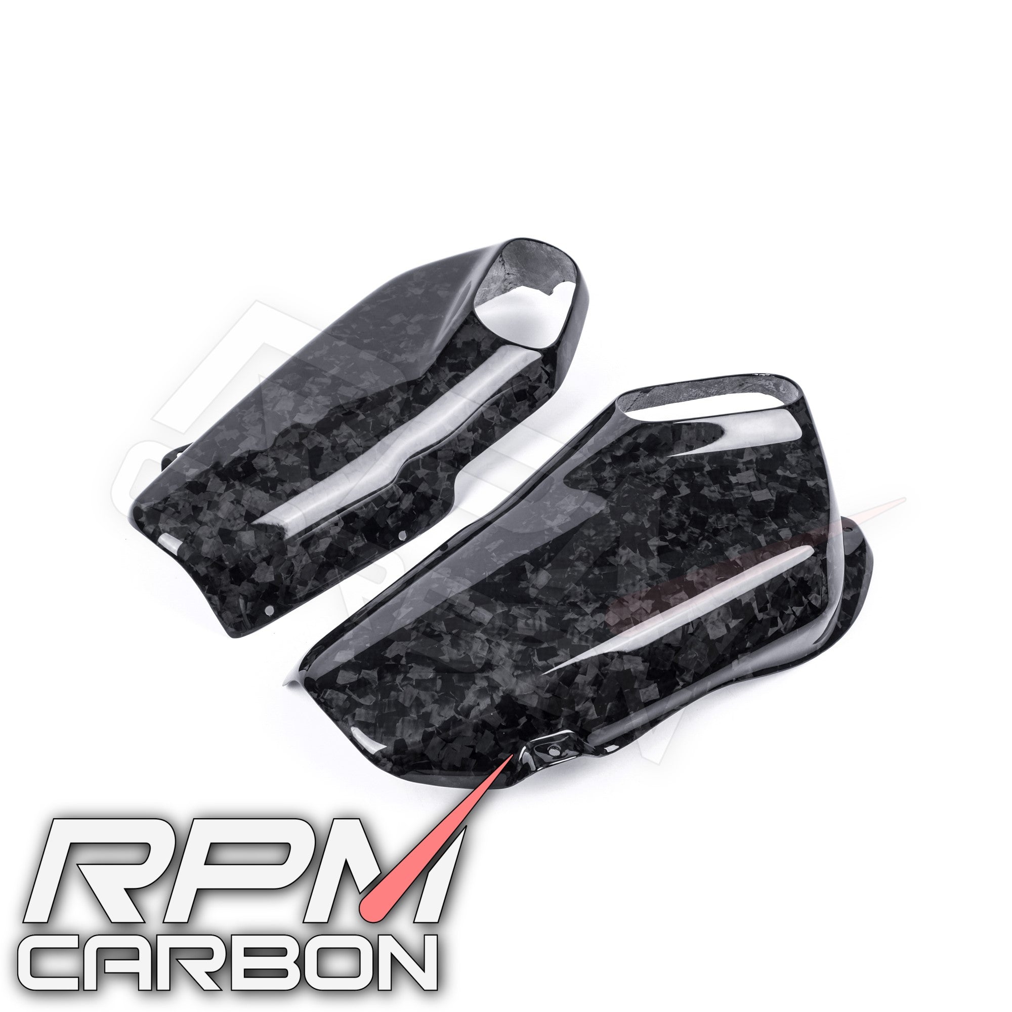 Ducati Panigale/Streetfighter V4 Carbon Fiber Stock Exhaust Side Panels