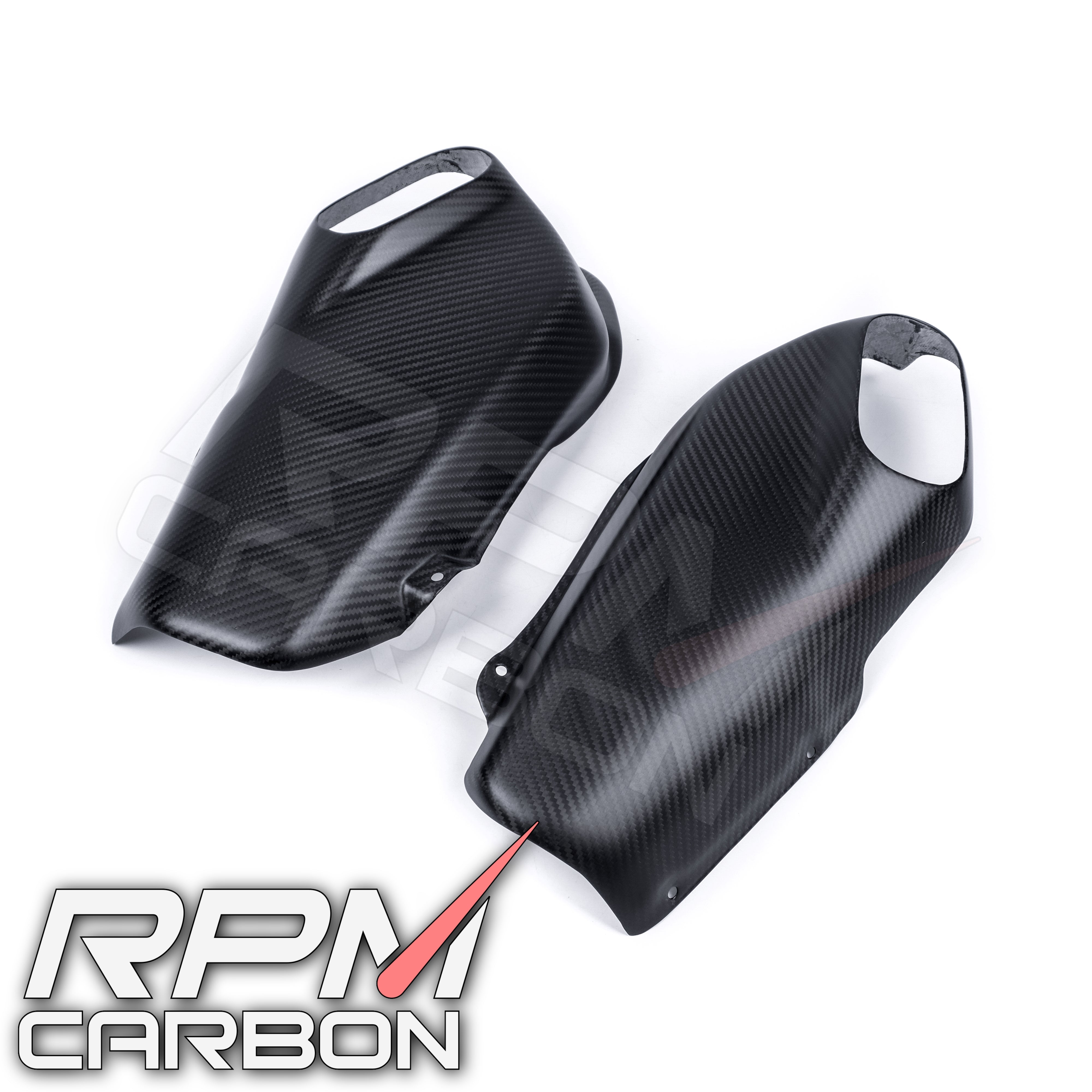 Ducati Panigale/Streetfighter V4 Carbon Fiber Stock Exhaust Side Panels