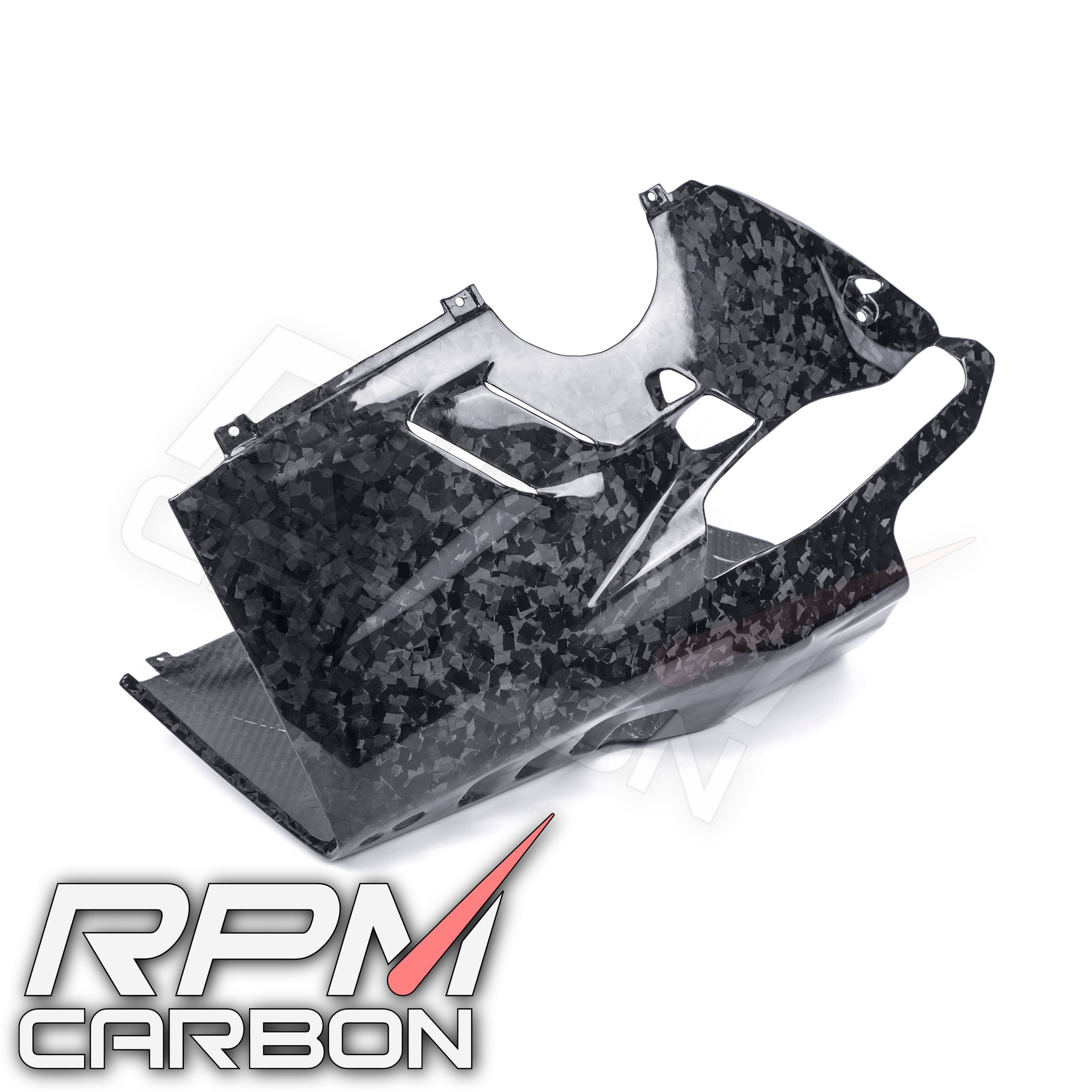 Ducati Panigale V4 Carbon Fiber Full Race Belly Pan (Akrapovic Exhaust)