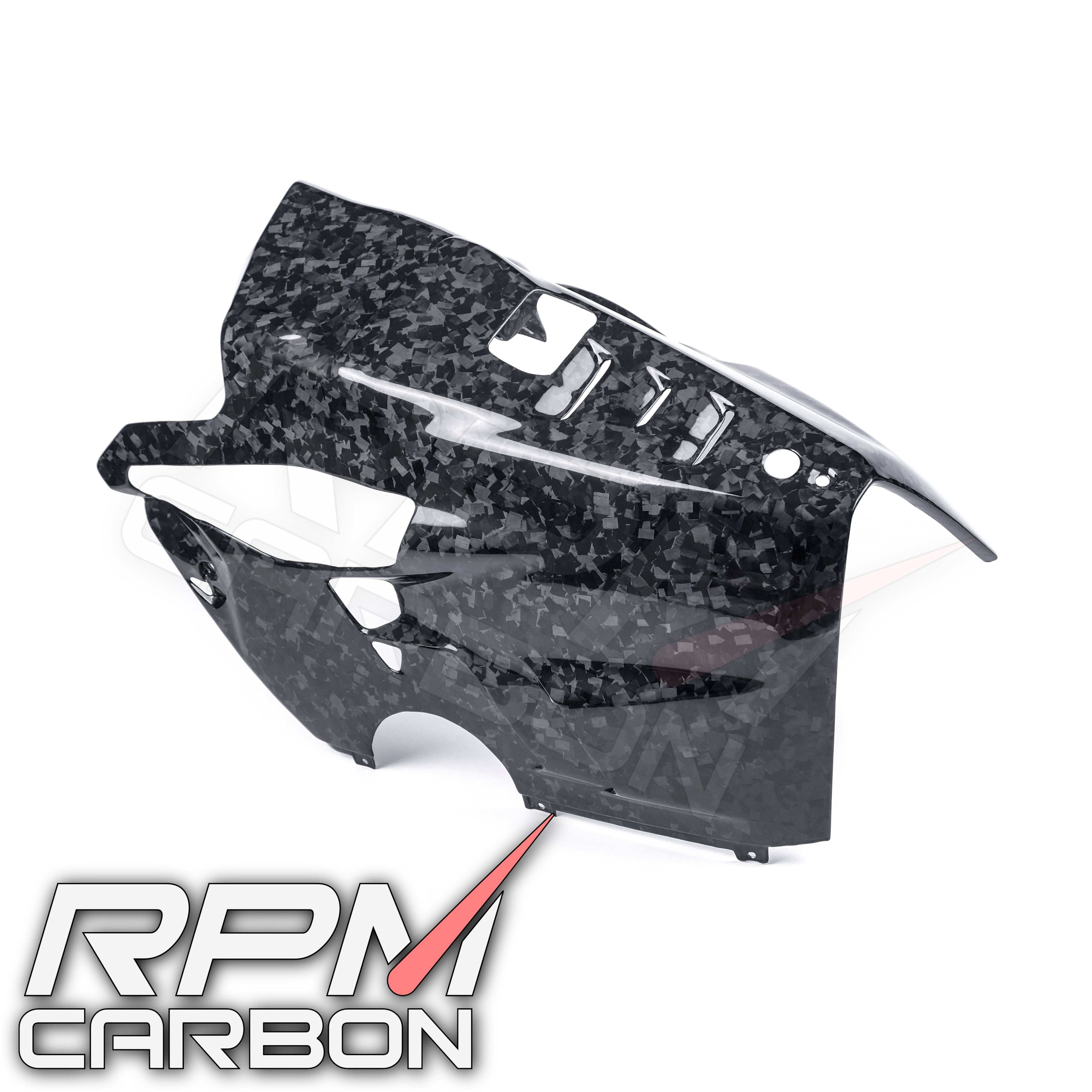 Ducati Panigale V4 Carbon Fiber Full Race Belly Pan (Akrapovic Exhaust)