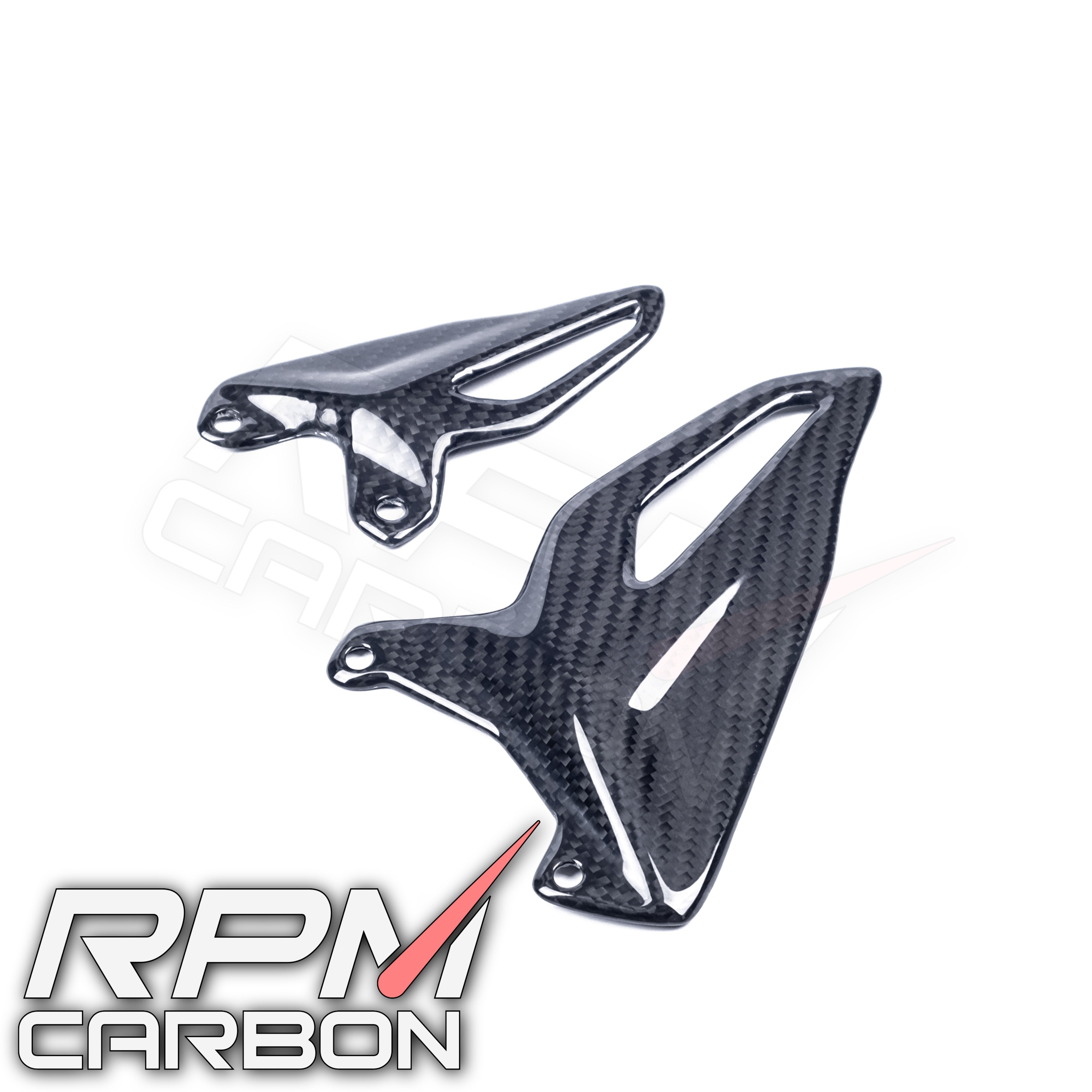 Ducati Panigale/Streetfighter V4 V2 Carbon Fiber Heel Guards DP Style