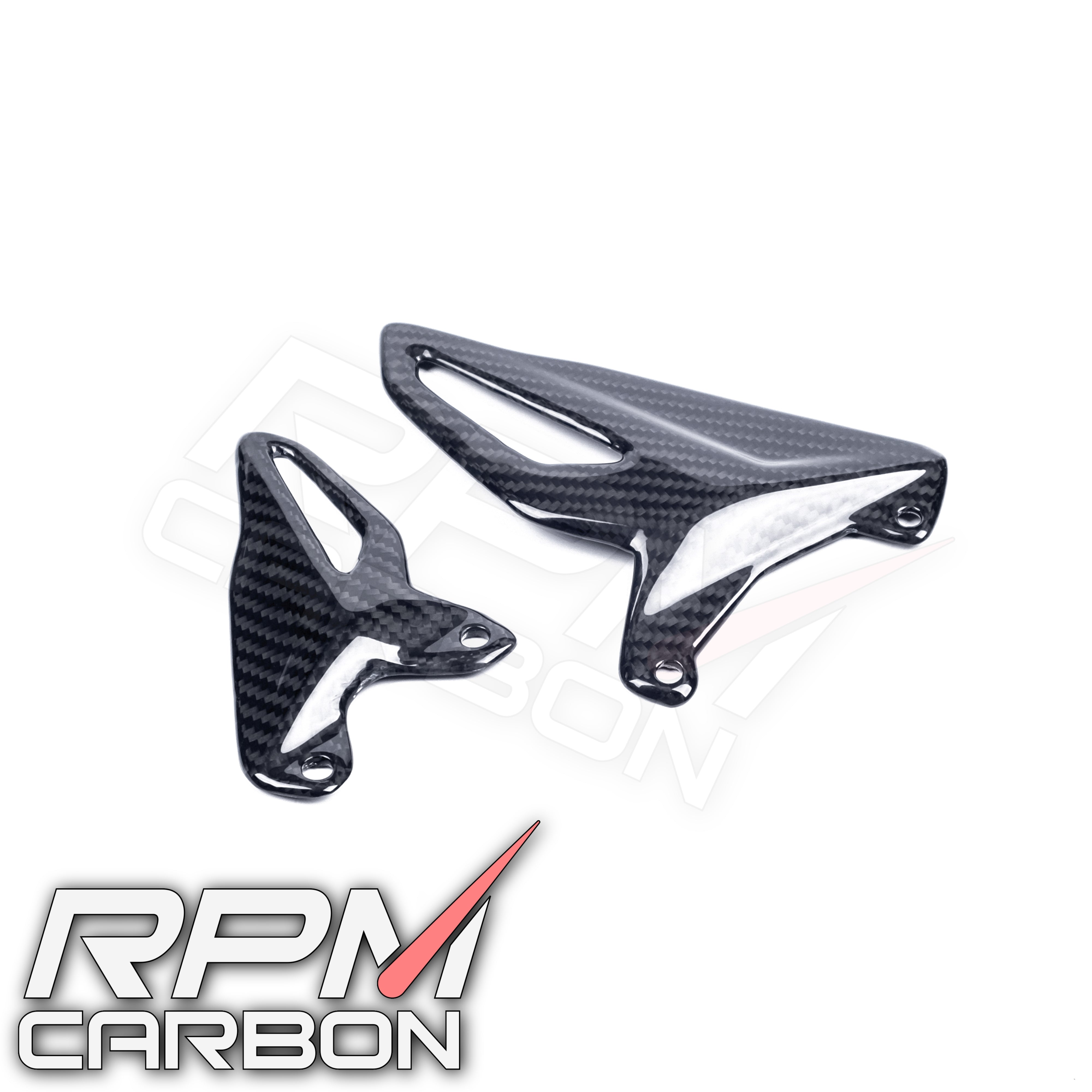 Ducati Panigale/Streetfighter V4 V2 Carbon Fiber Heel Guards DP Style