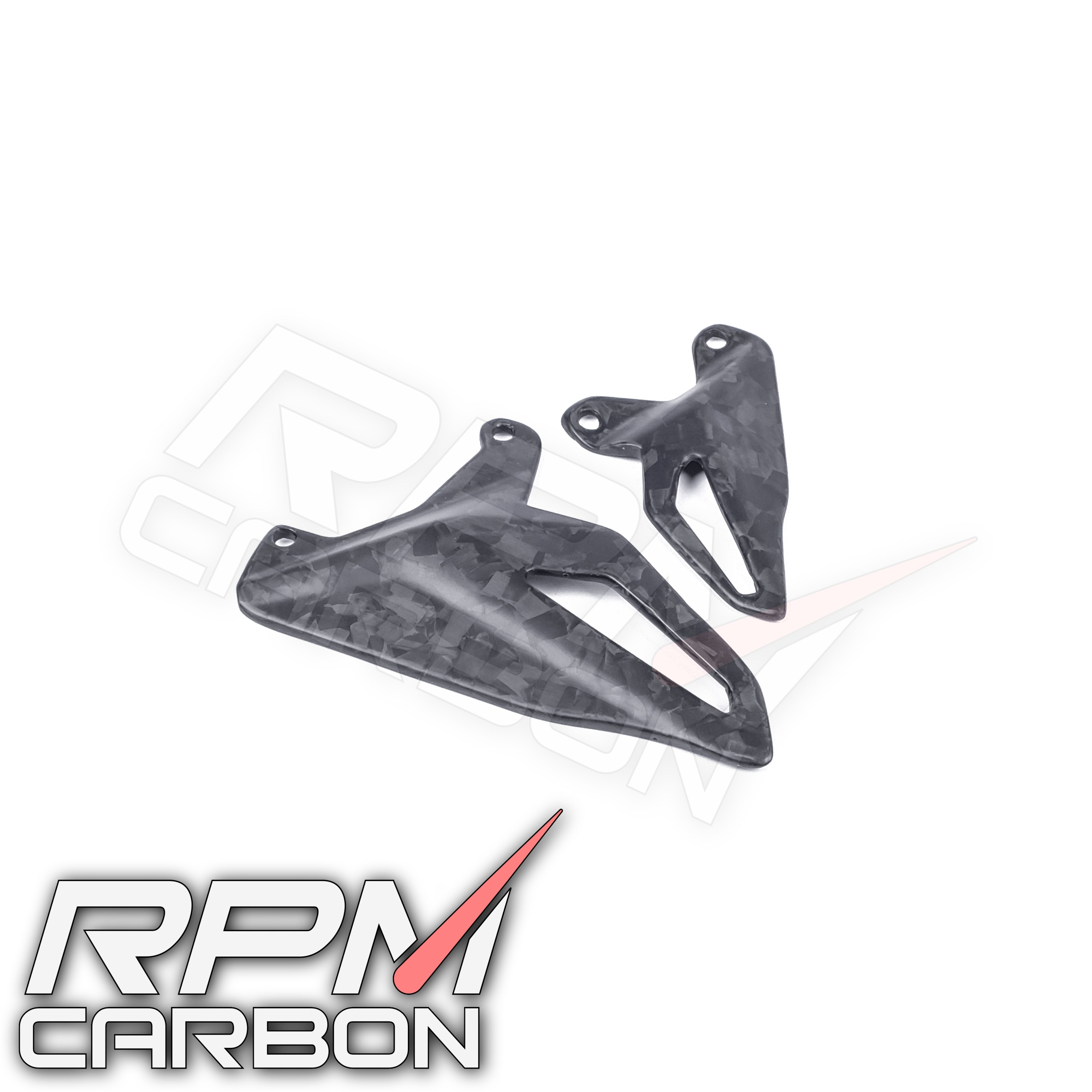 Ducati Panigale/Streetfighter V4 V2 Carbon Fiber Heel Guards DP Style
