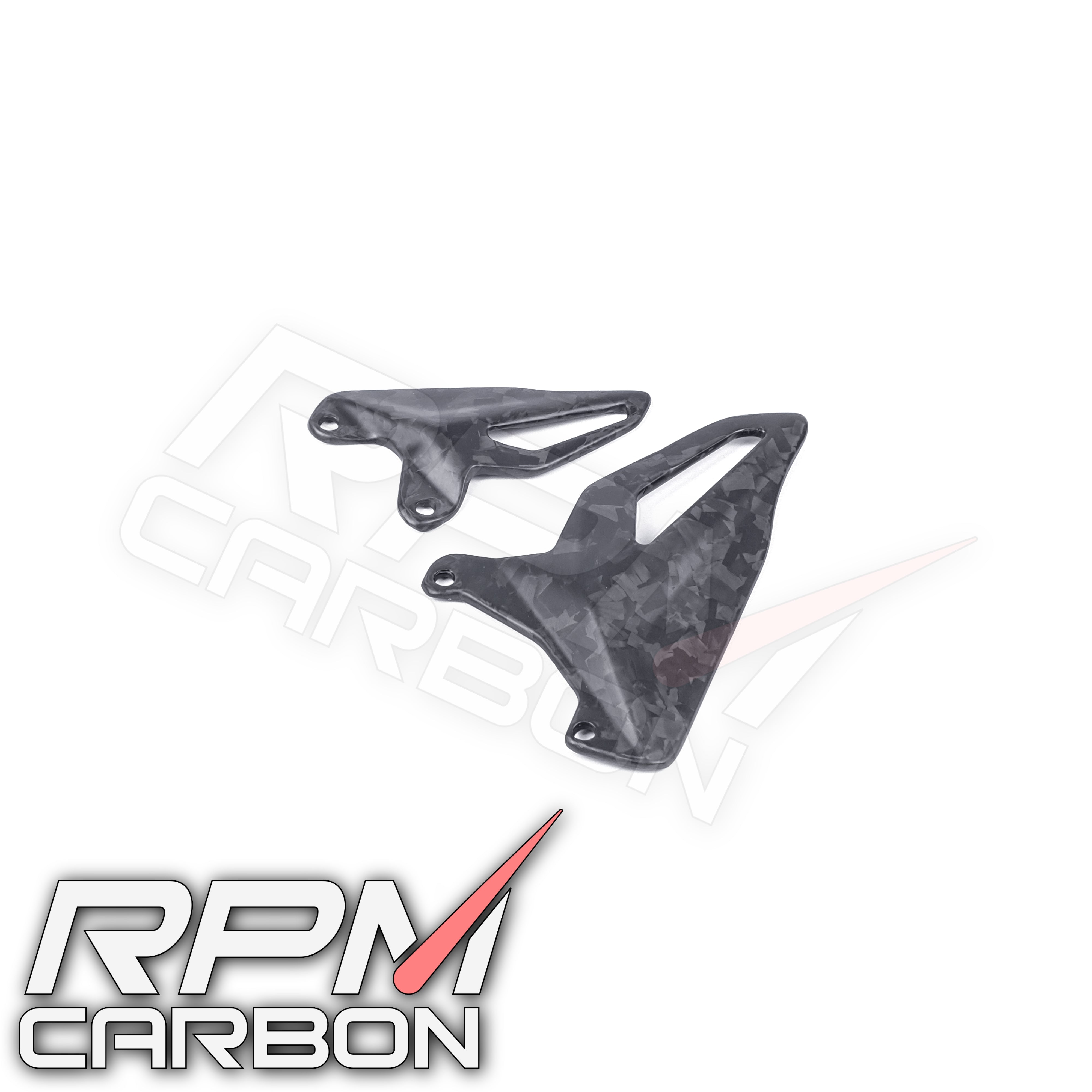 Ducati Panigale/Streetfighter V4 V2 Carbon Fiber Heel Guards DP Style