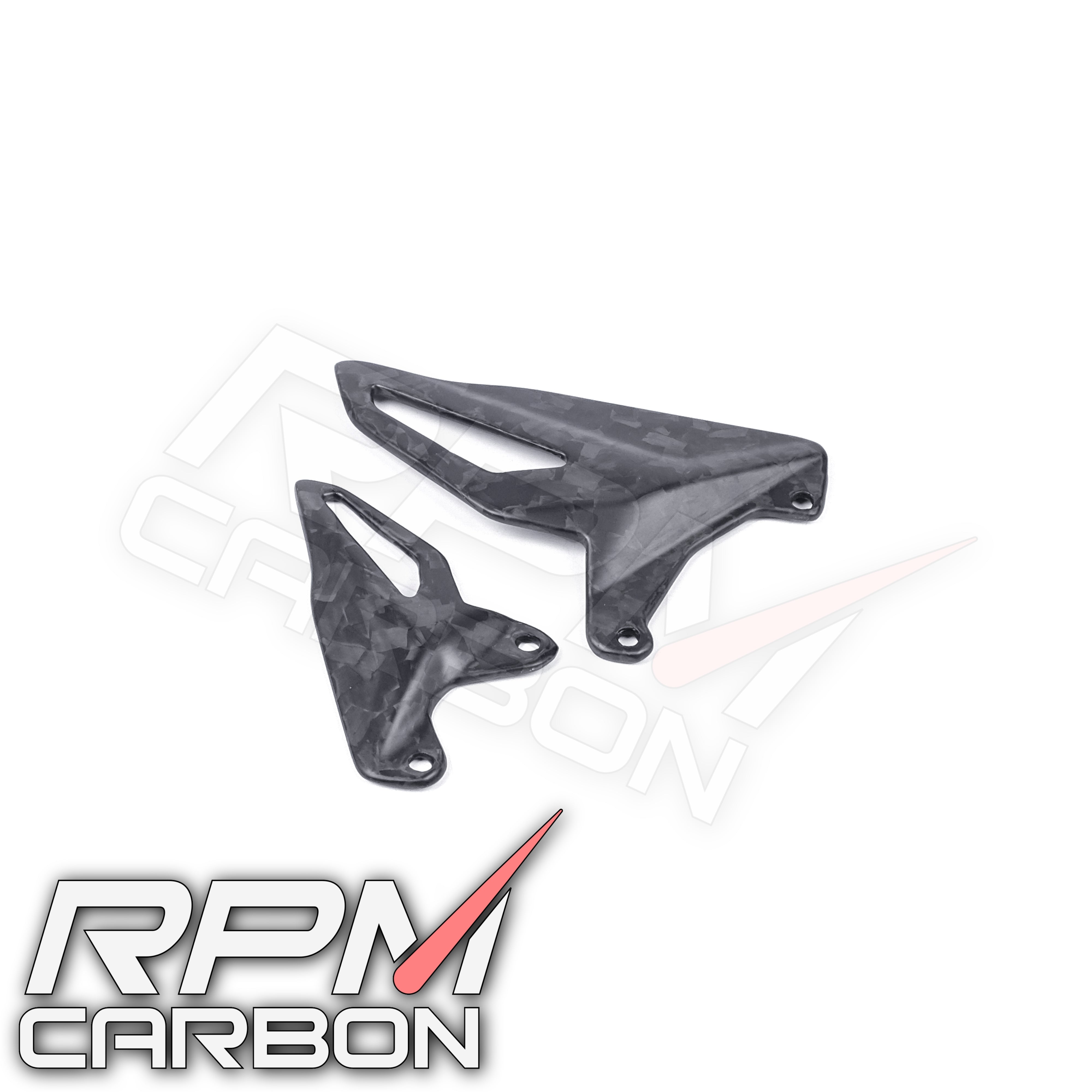 Ducati Panigale/Streetfighter V4 V2 Carbon Fiber Heel Guards DP Style
