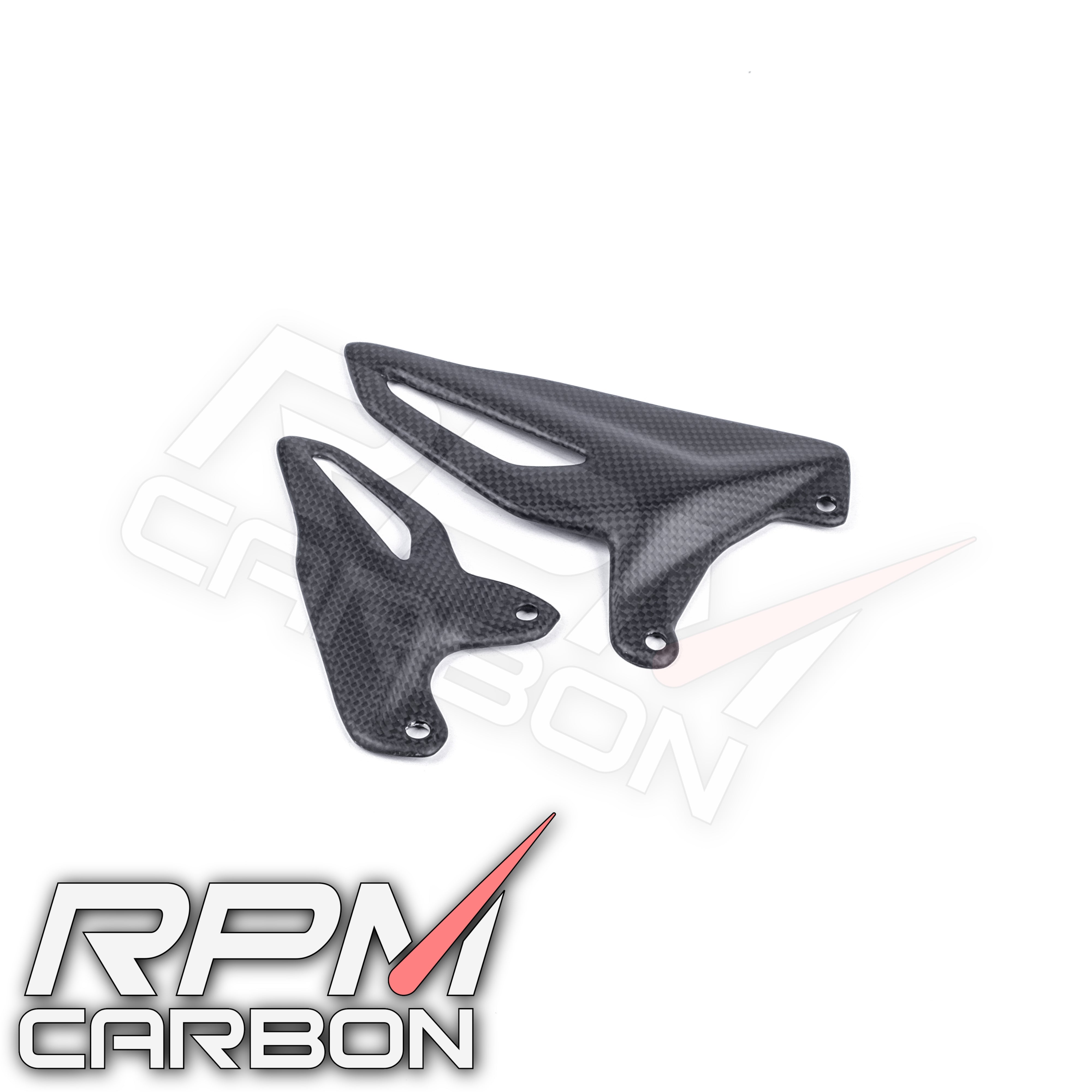 Ducati Panigale/Streetfighter V4 V2 Carbon Fiber Heel Guards DP Style
