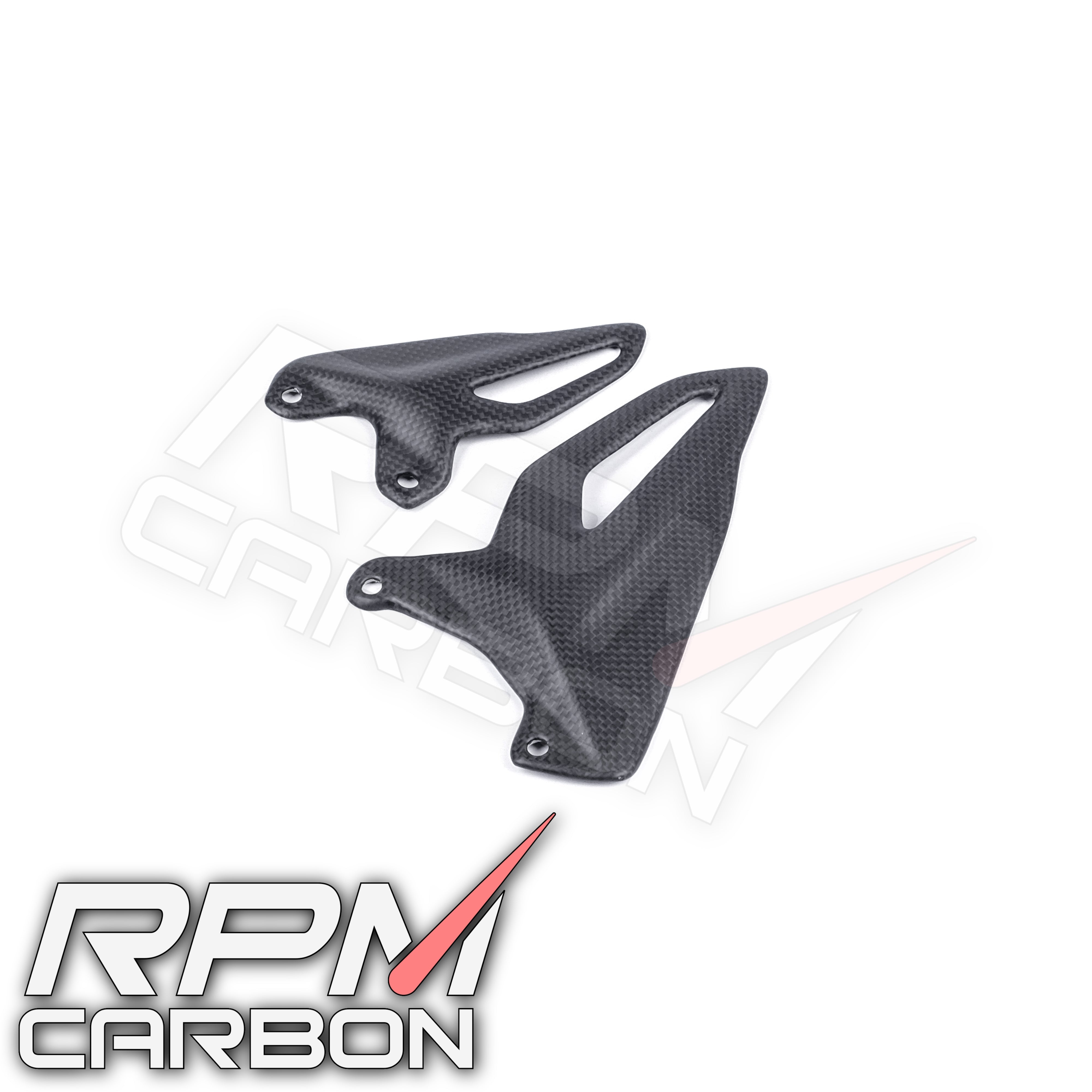Ducati Panigale/Streetfighter V4 V2 Carbon Fiber Heel Guards DP Style