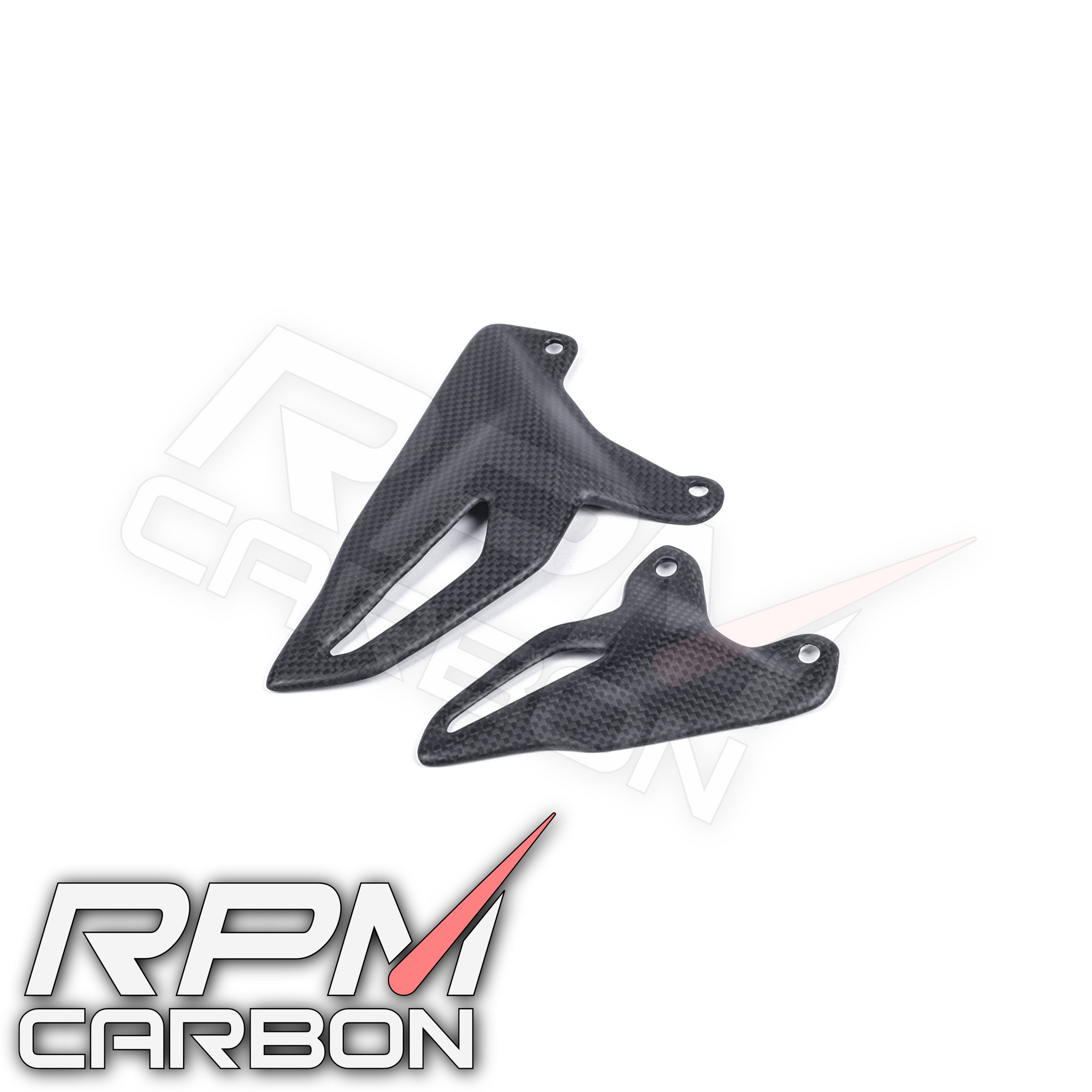 Ducati Panigale/Streetfighter V4 V2 Carbon Fiber Heel Guards DP Style