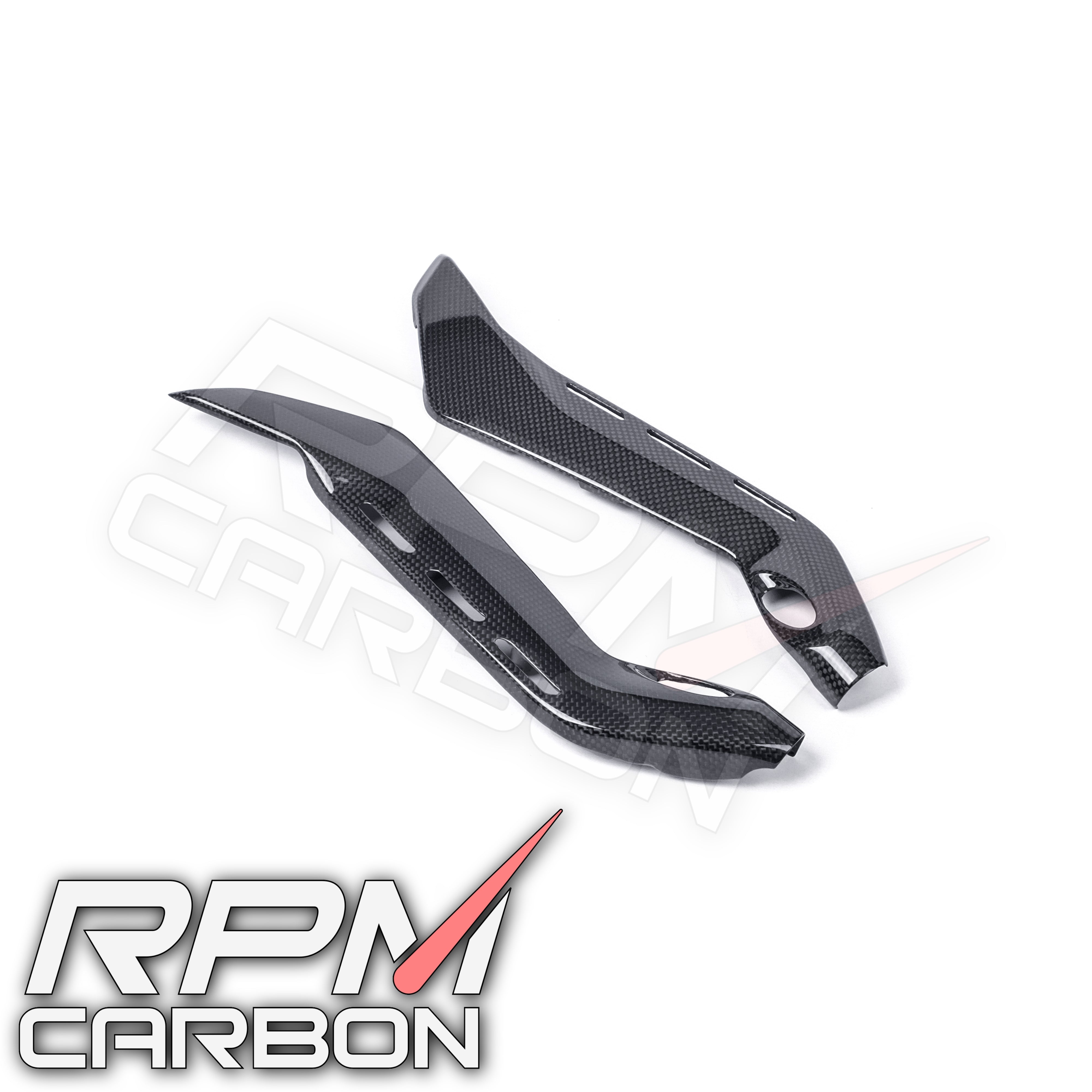 Ducati Panigale V4 Carbon Fiber Sub-Frame Covers Protectors Stock Version