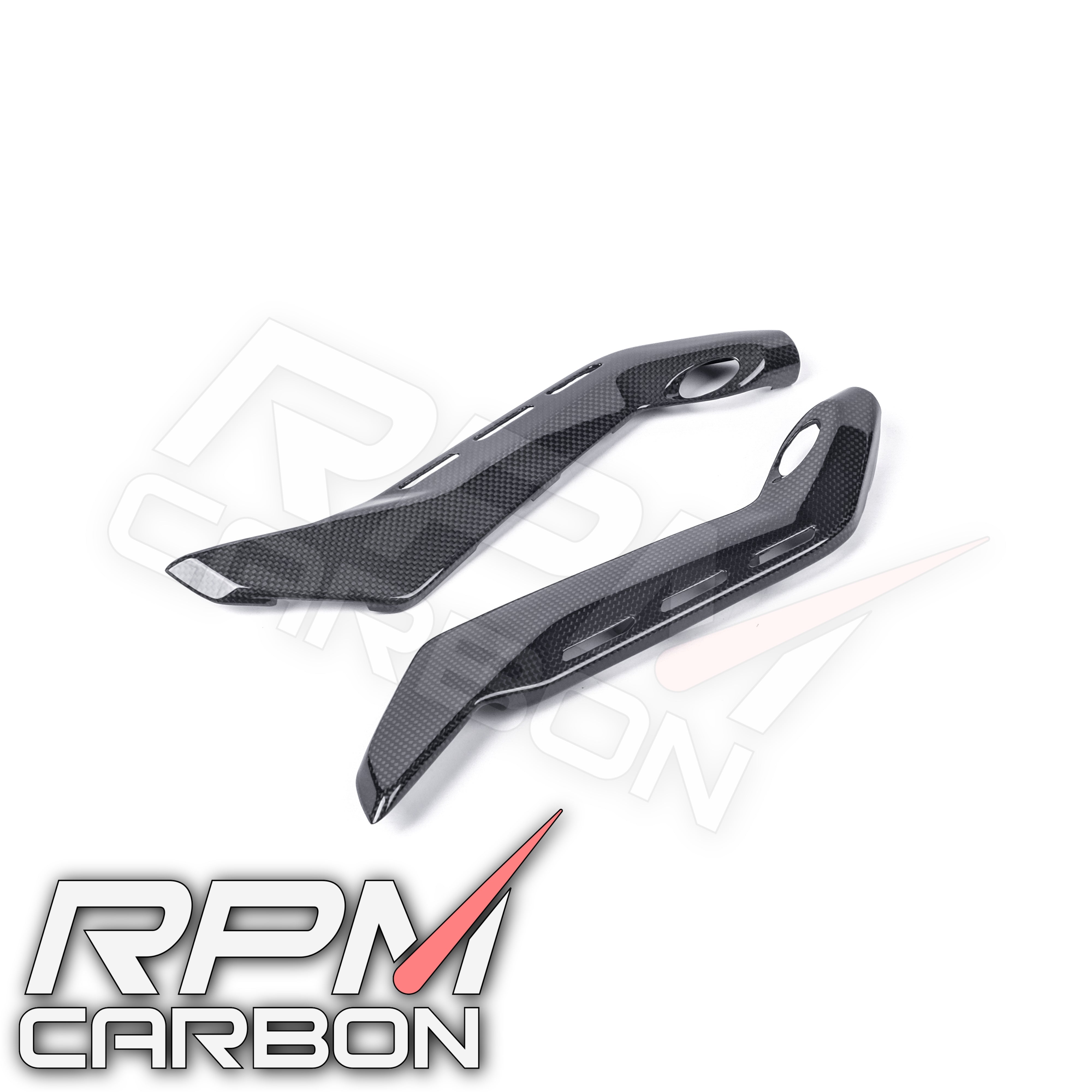 Ducati Panigale V4 Carbon Fiber Sub-Frame Covers Protectors Stock Version