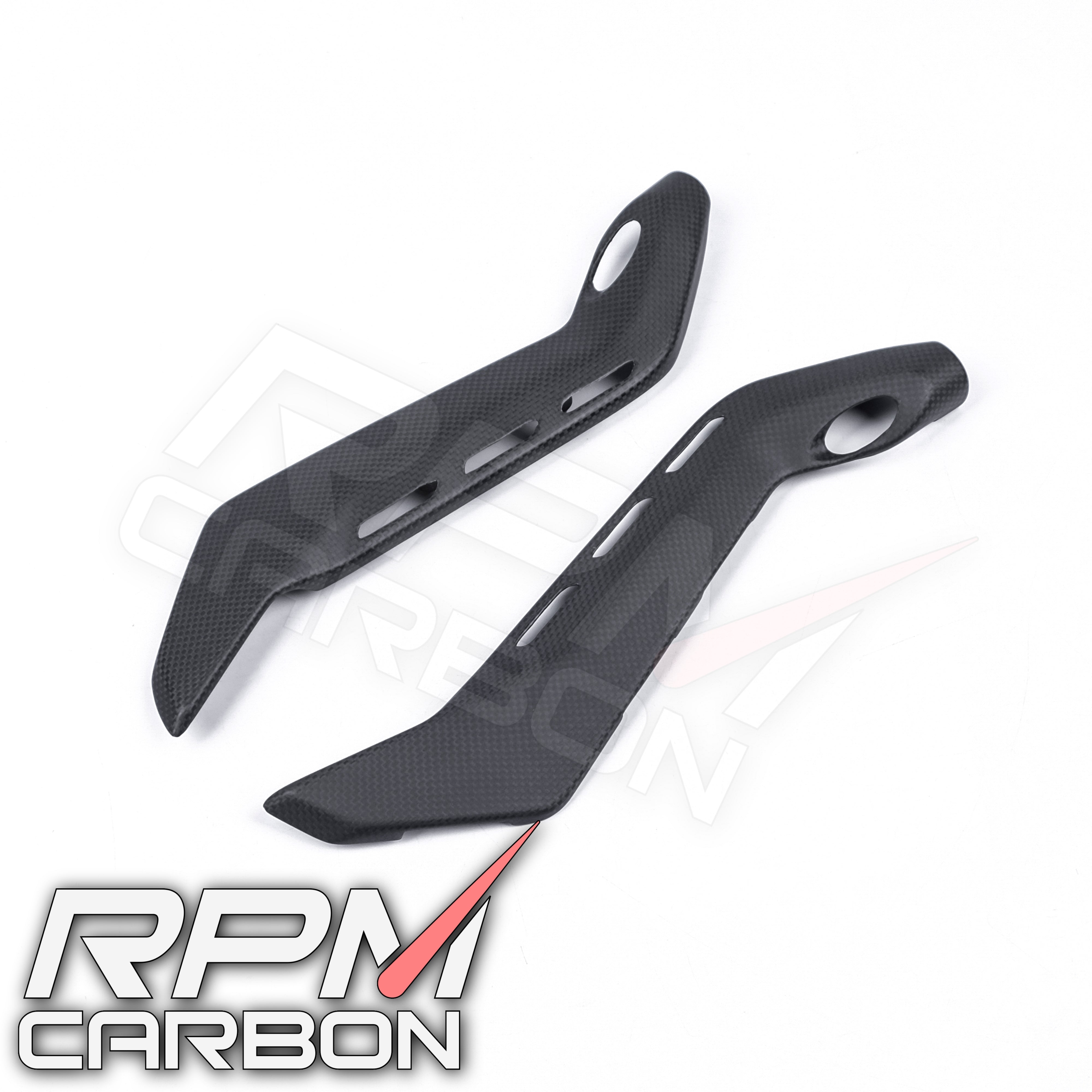 Ducati Panigale V4 Carbon Fiber Sub-Frame Covers Protectors Stock Version