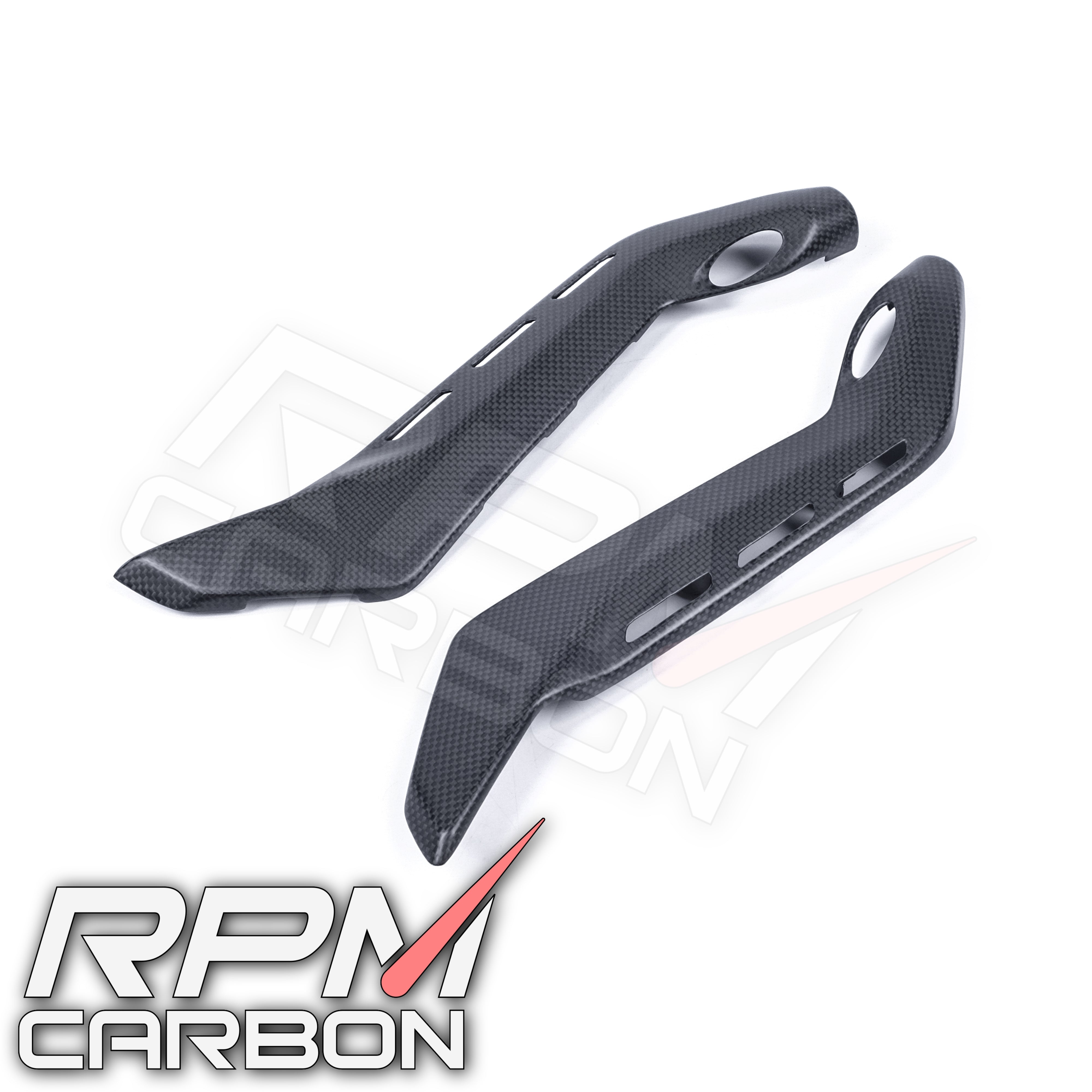 Ducati Panigale V4 Carbon Fiber Sub-Frame Covers Protectors Stock Version