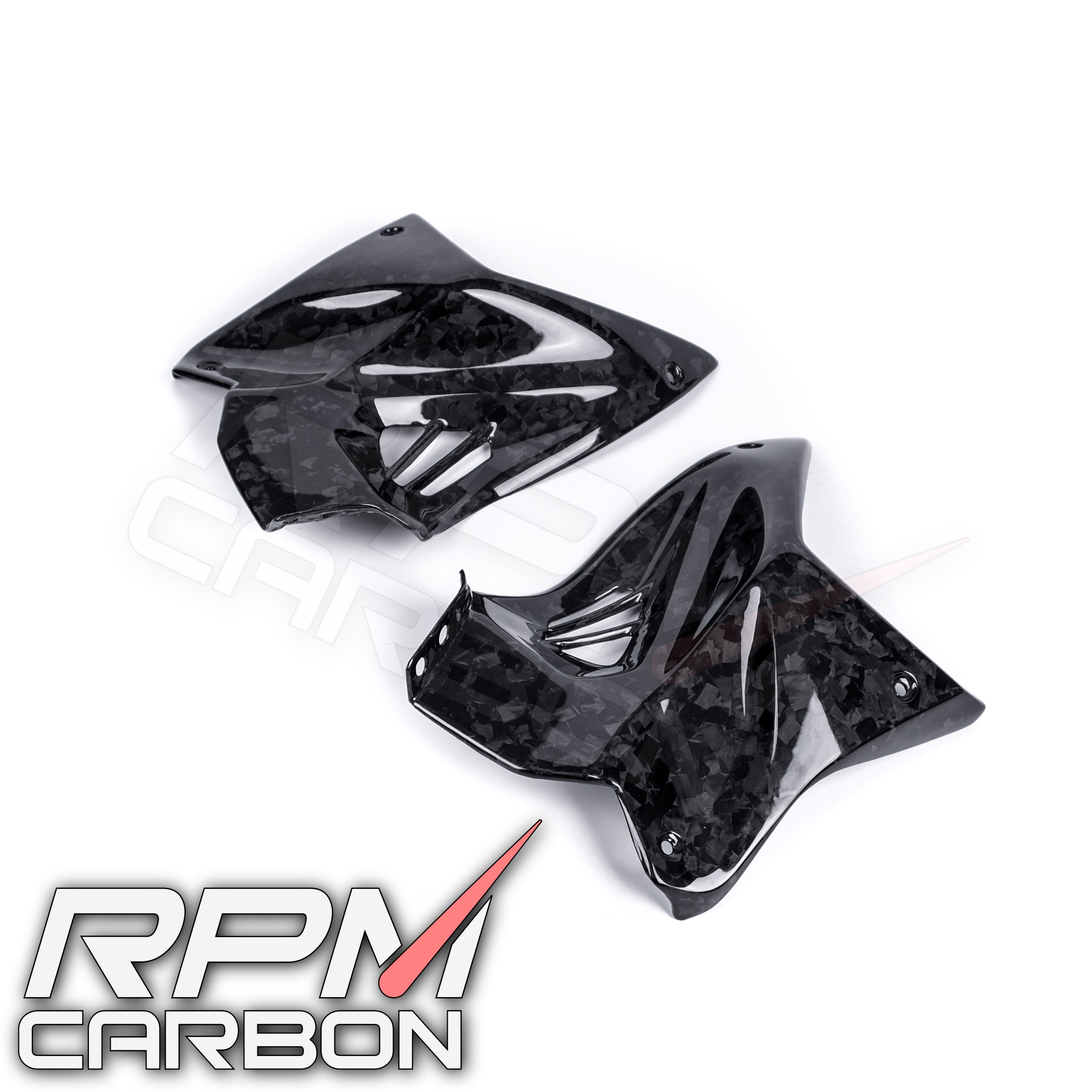 Kawasaki H2 / H2R Carbon Fiber Front Tank Side Panels