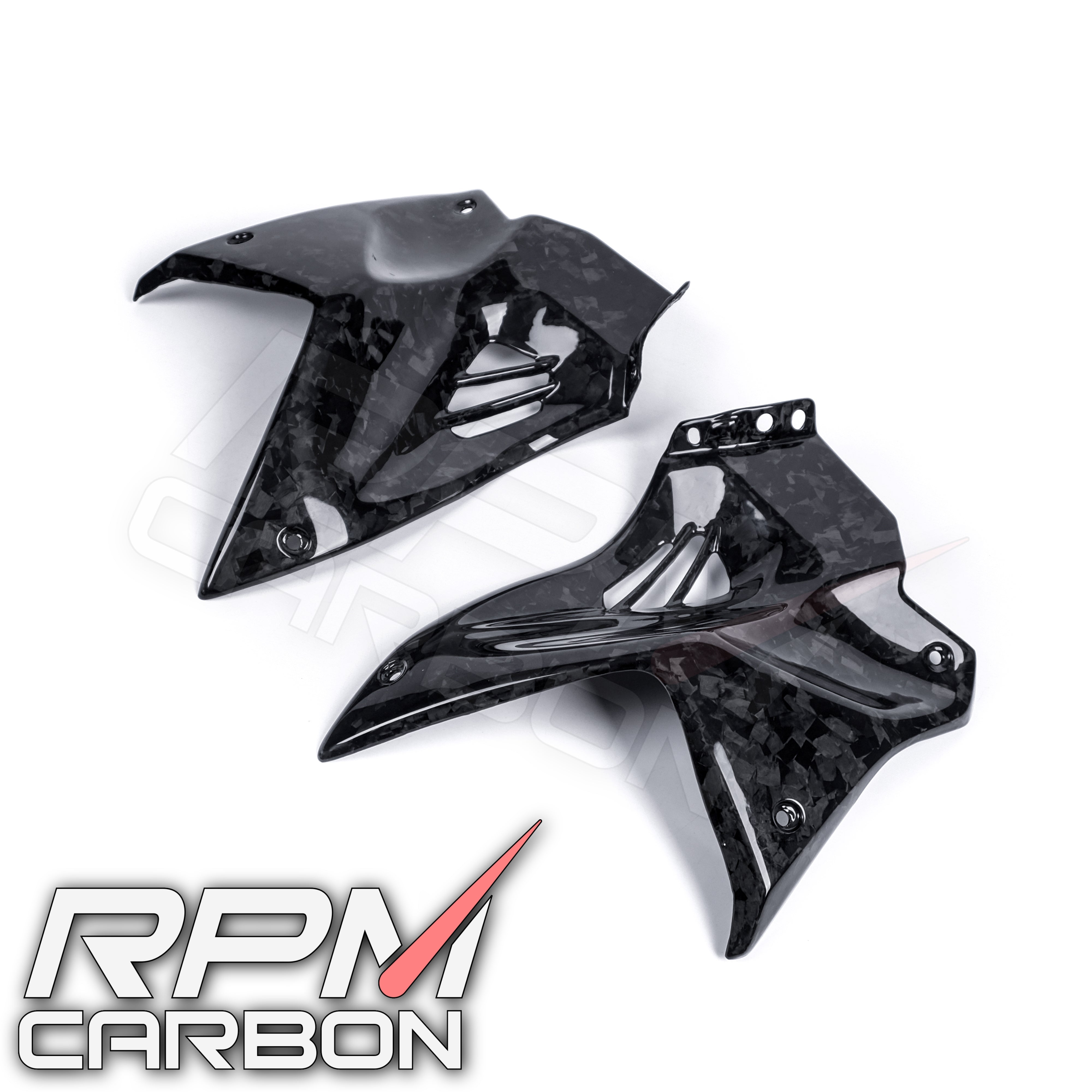 Kawasaki H2 / H2R Carbon Fiber Front Tank Side Panels