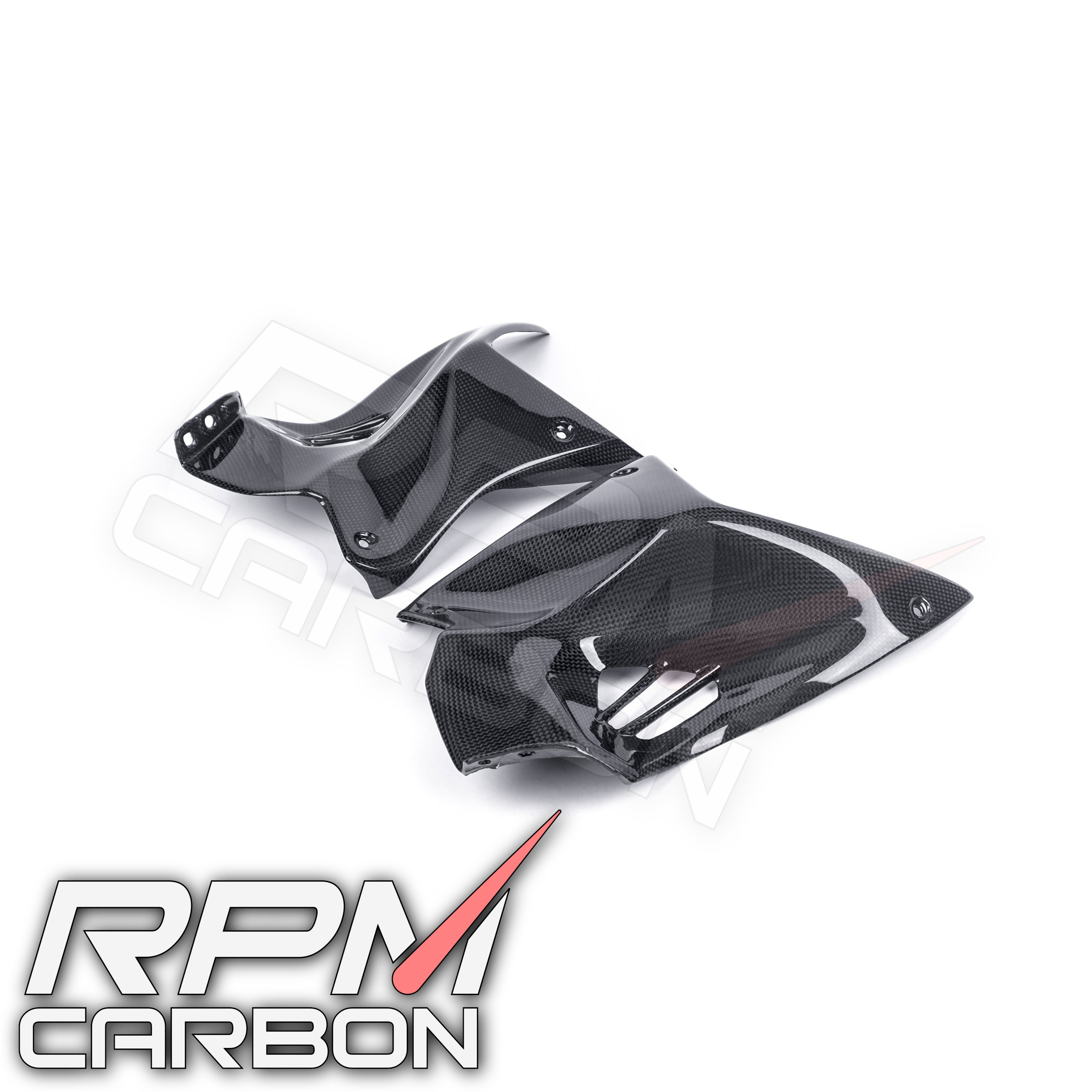 Kawasaki H2 / H2R Carbon Fiber Front Tank Side Panels
