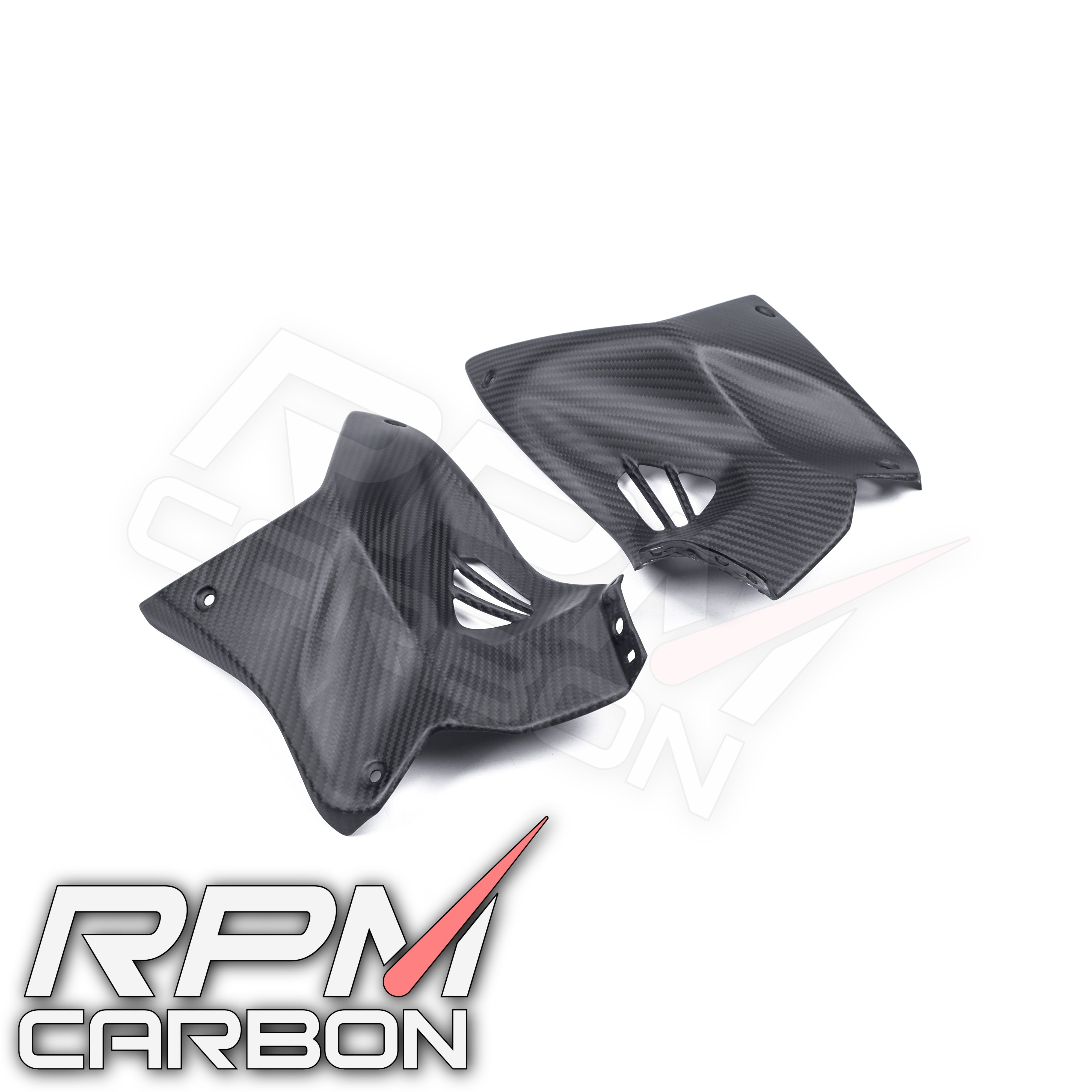 Kawasaki H2 / H2R Carbon Fiber Front Tank Side Panels