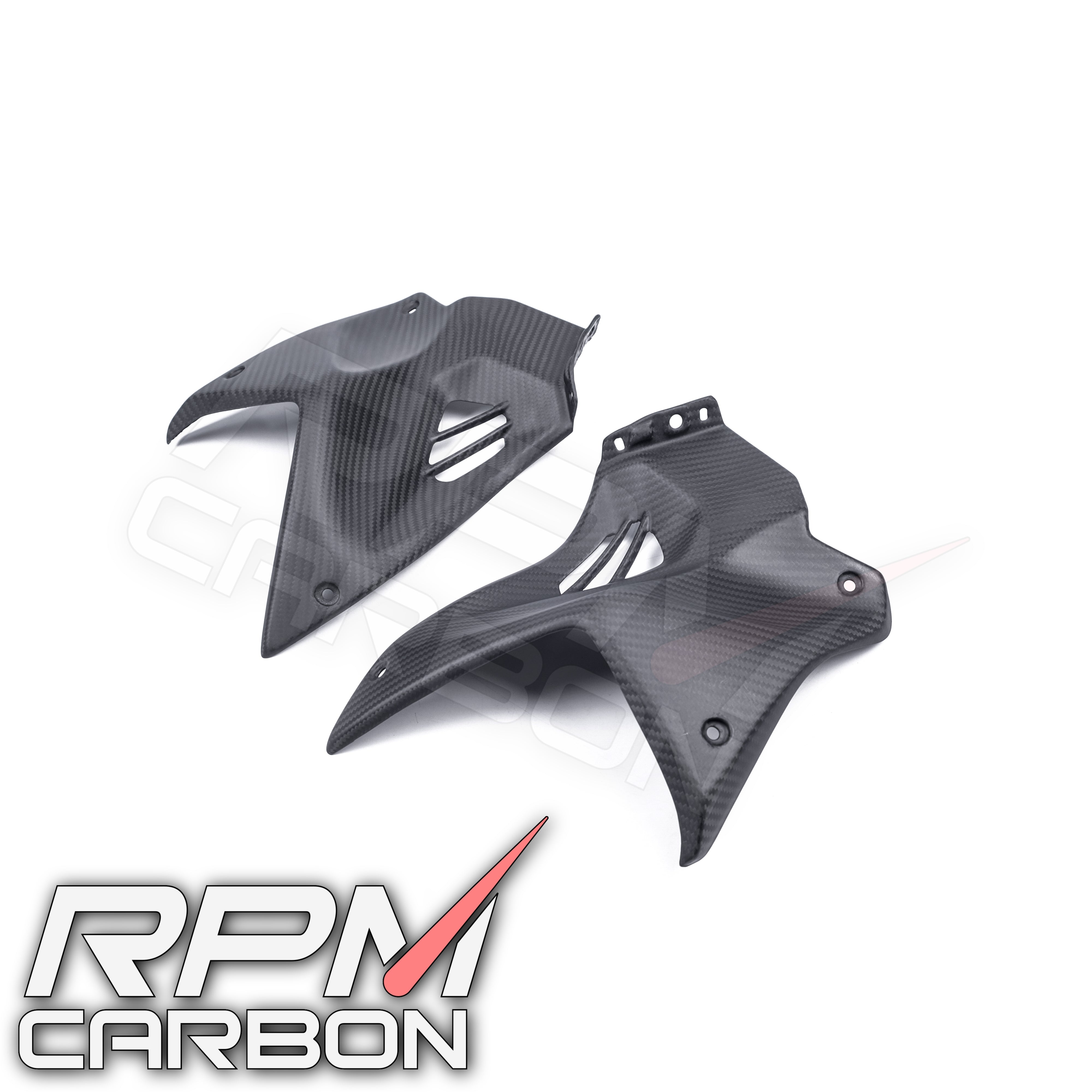 Kawasaki H2 / H2R Carbon Fiber Front Tank Side Panels