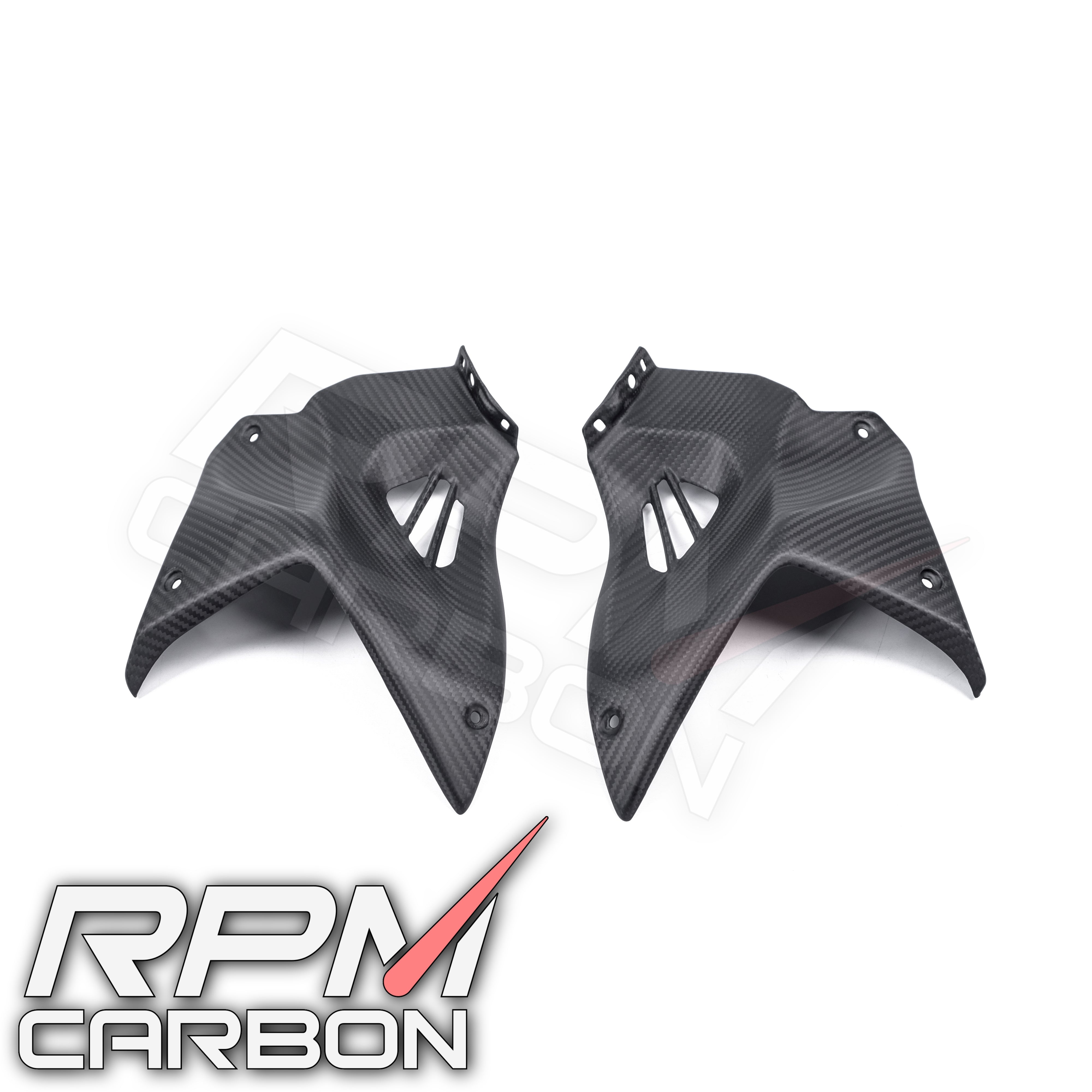 Kawasaki H2 / H2R Carbon Fiber Front Tank Side Panels
