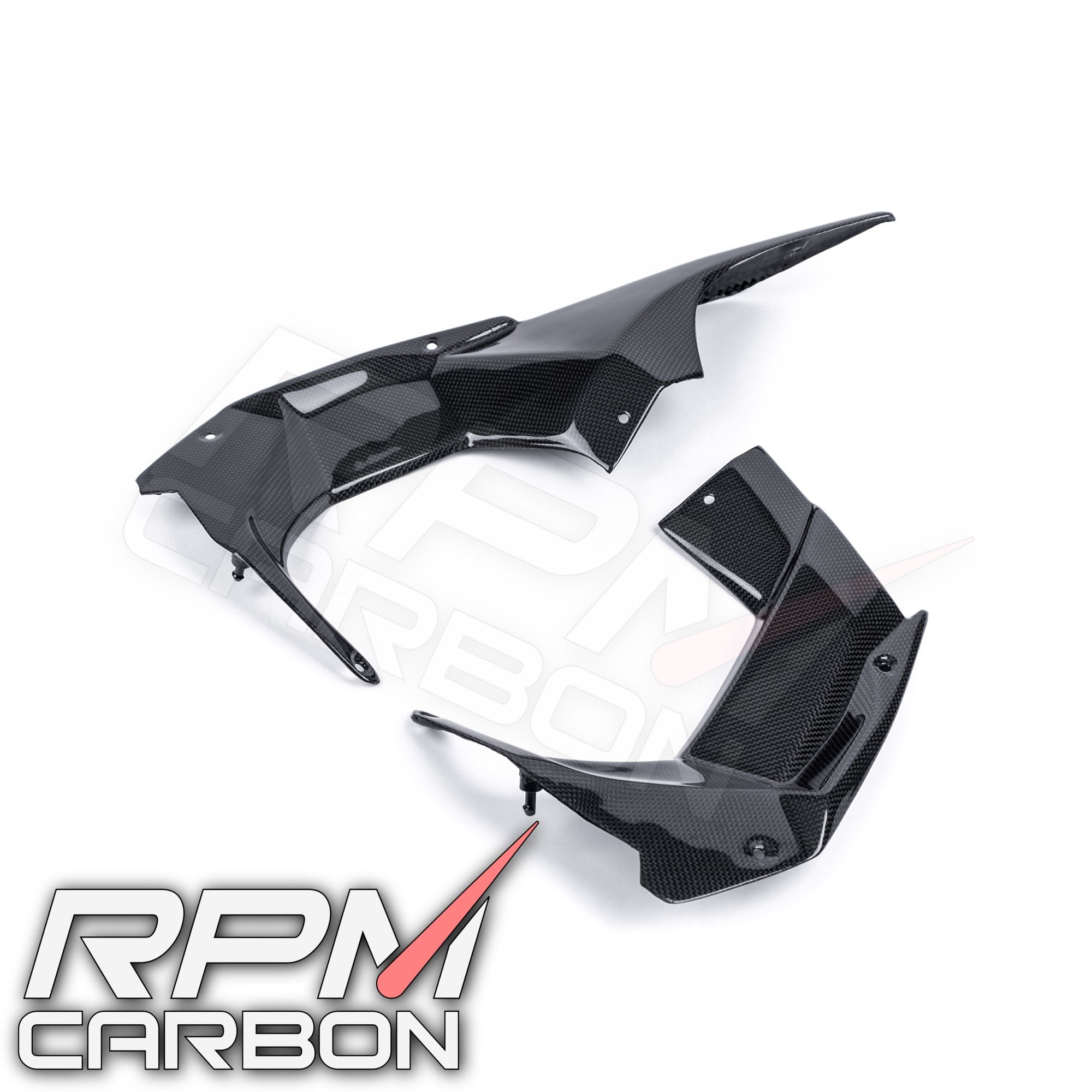 Kawasaki H2 Carbon Fiber Dashpanel Side Panels
