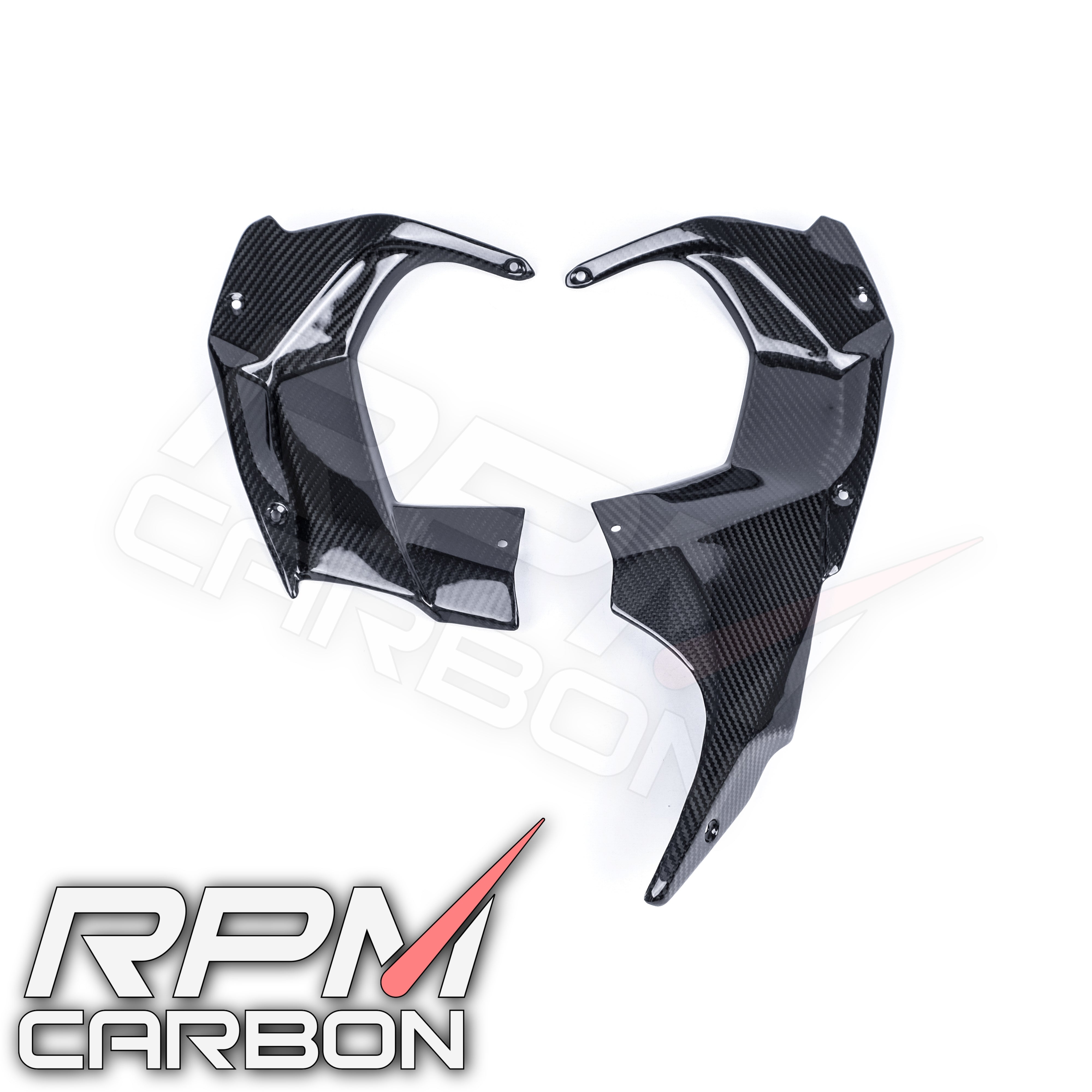 Kawasaki H2 Carbon Fiber Dashpanel Side Panels