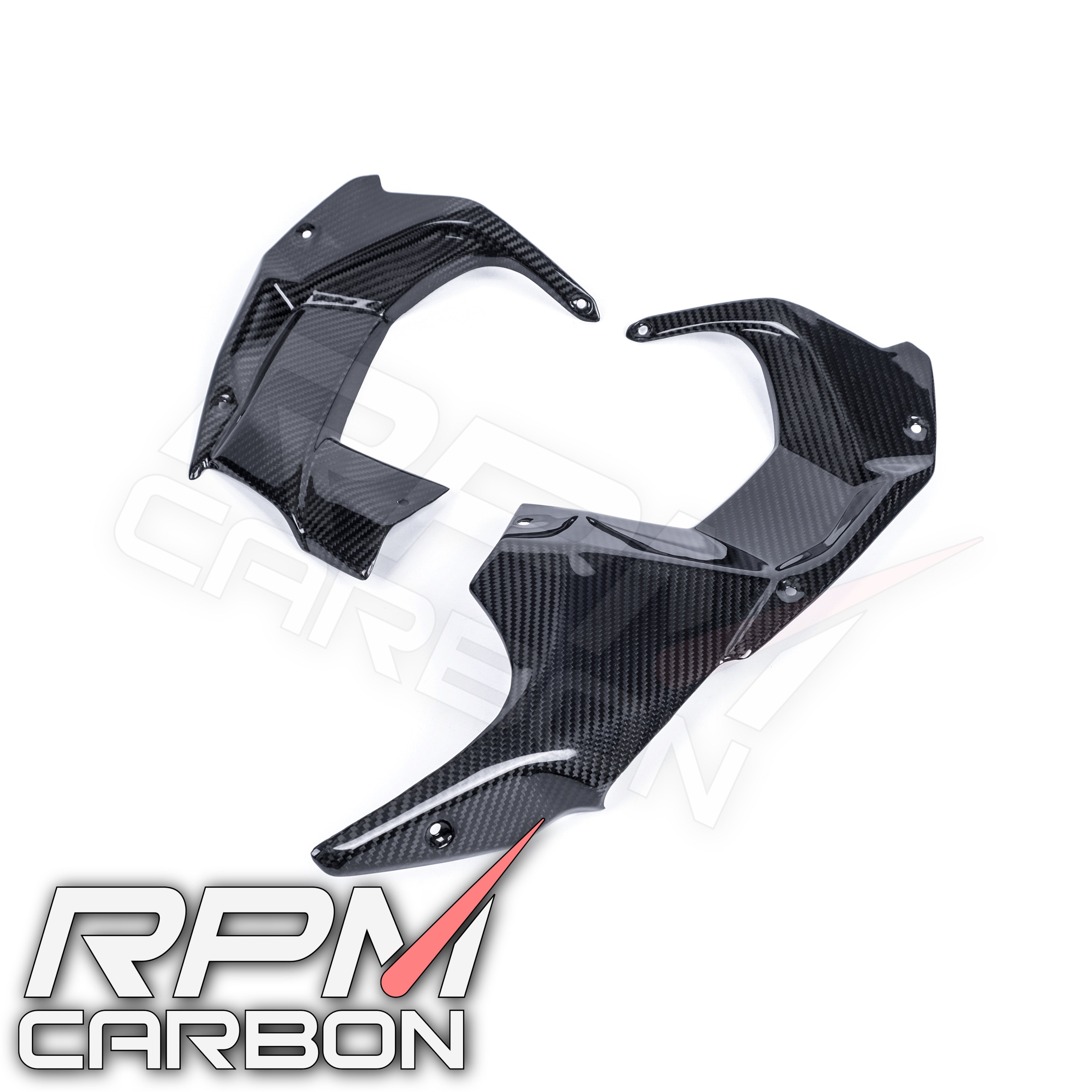 Kawasaki H2 Carbon Fiber Dashpanel Side Panels