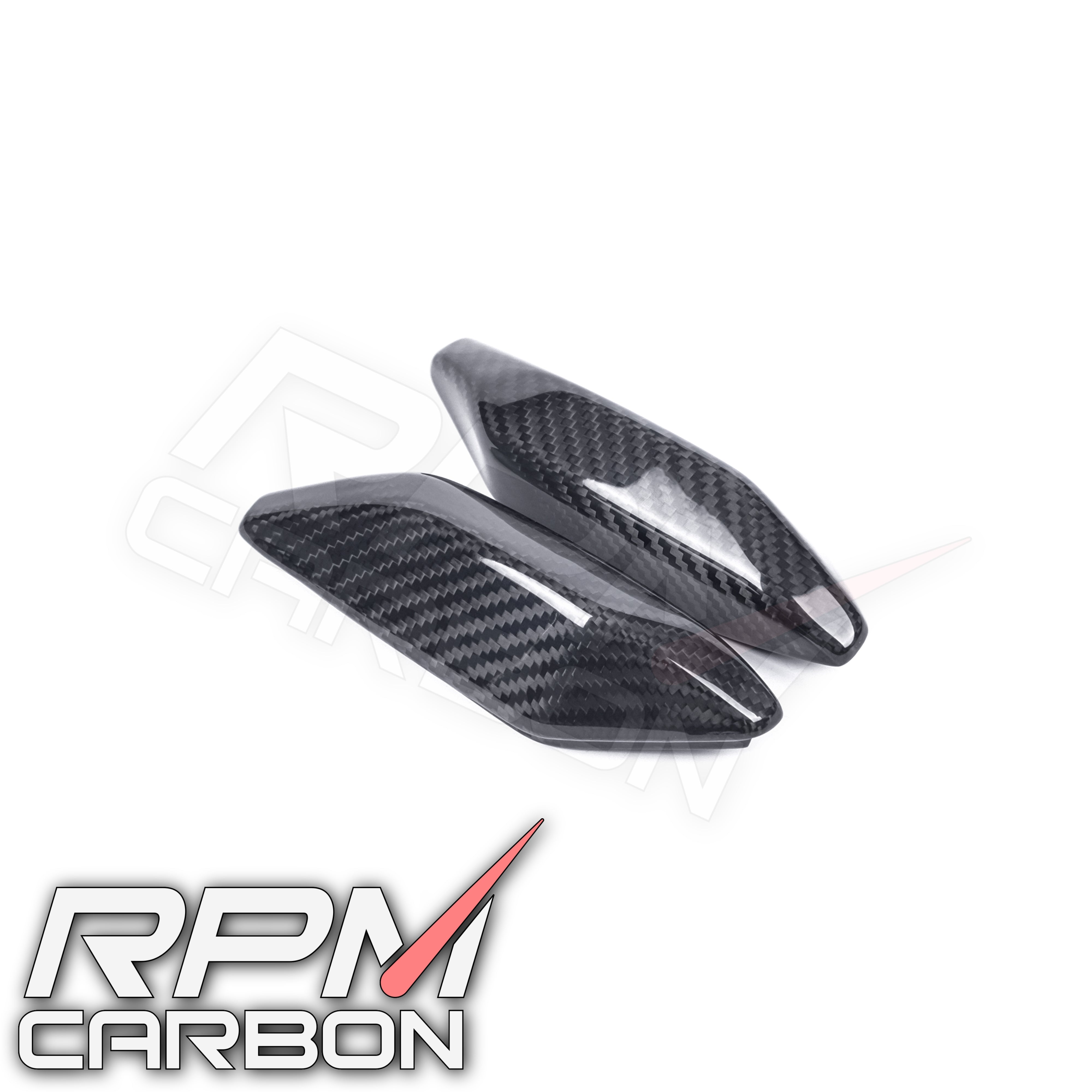 Kawasaki H2 Carbon Fiber Tail Rubber Pads