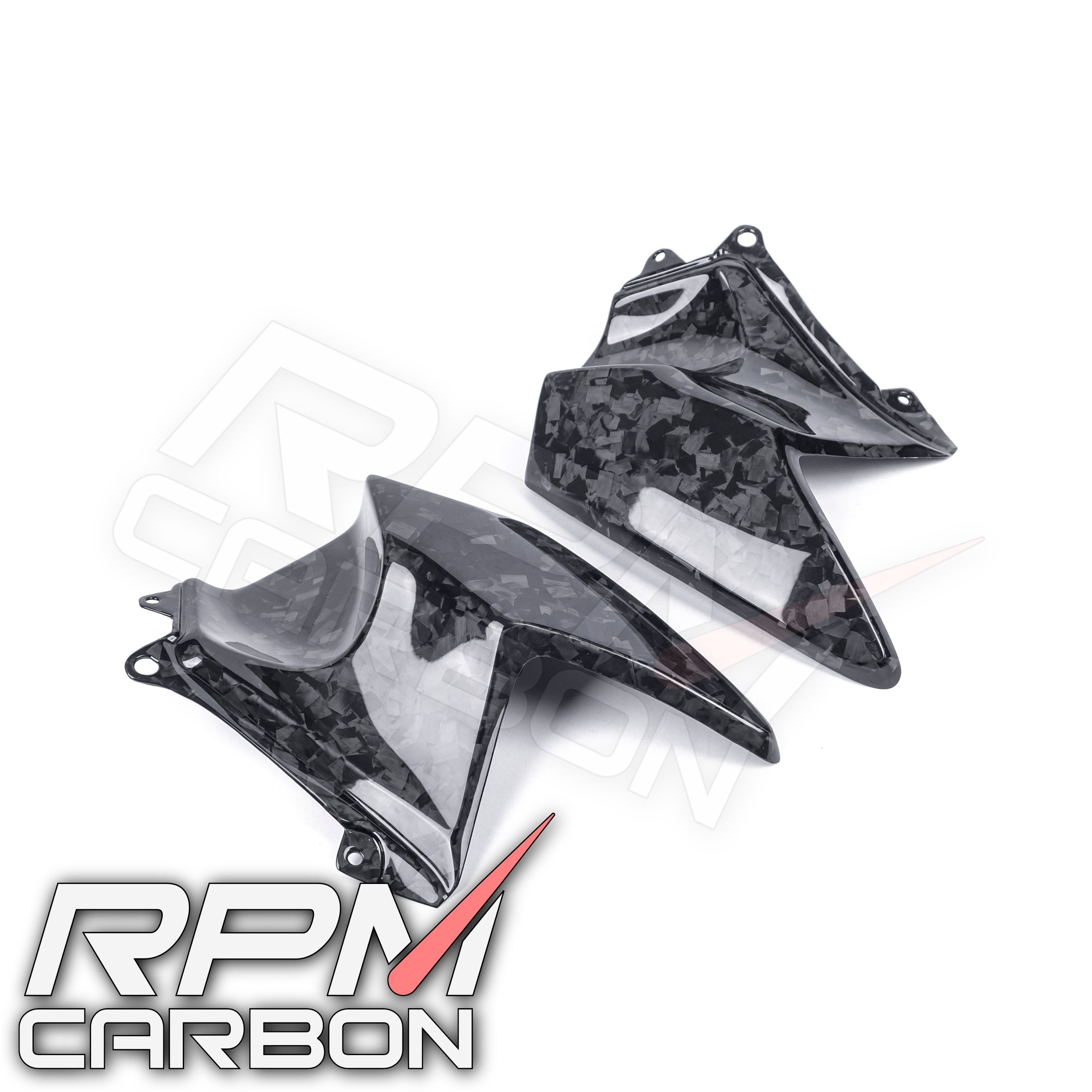 Kawasaki H2 SX Carbon Fiber Front Tank Side Panels