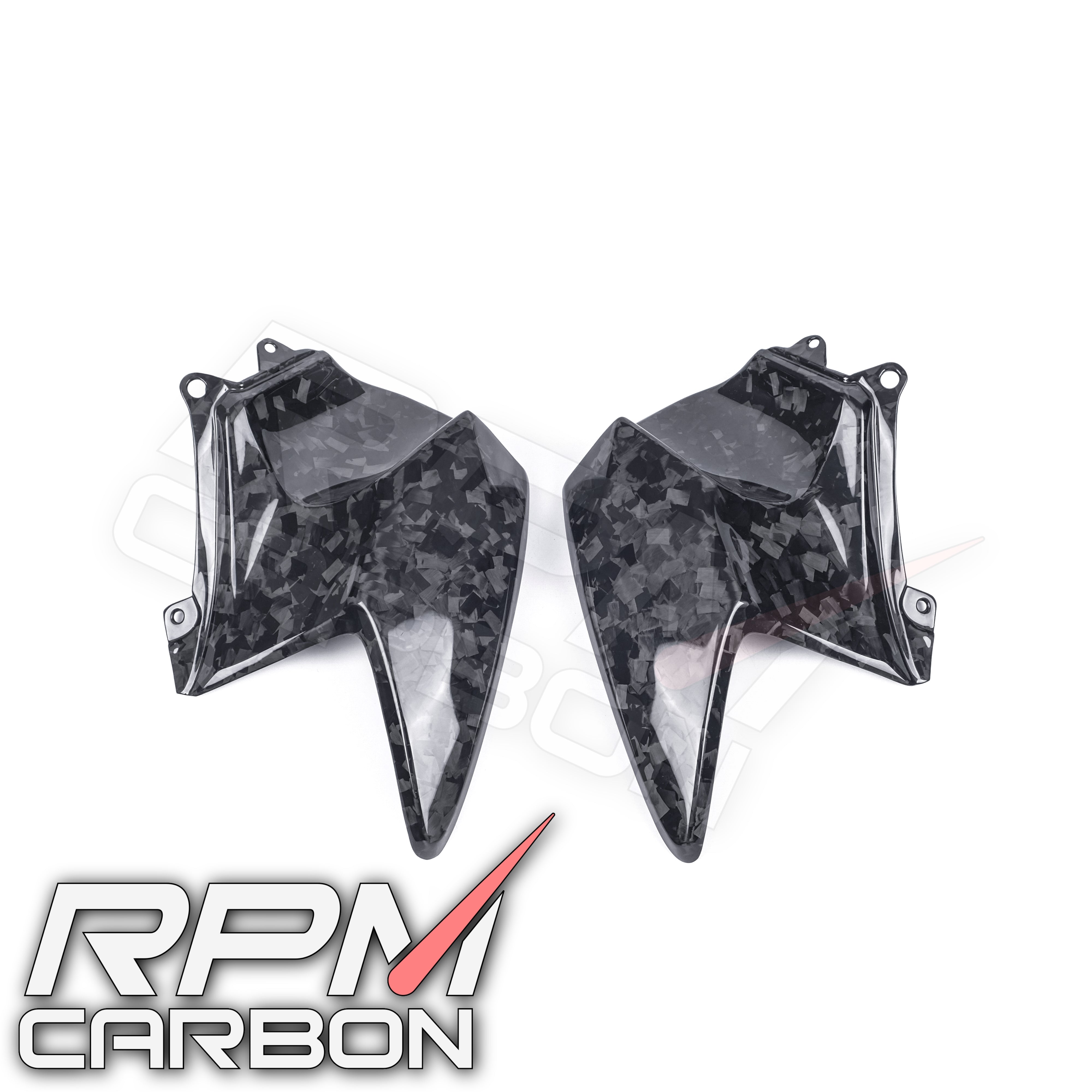 Kawasaki H2 SX Carbon Fiber Front Tank Side Panels