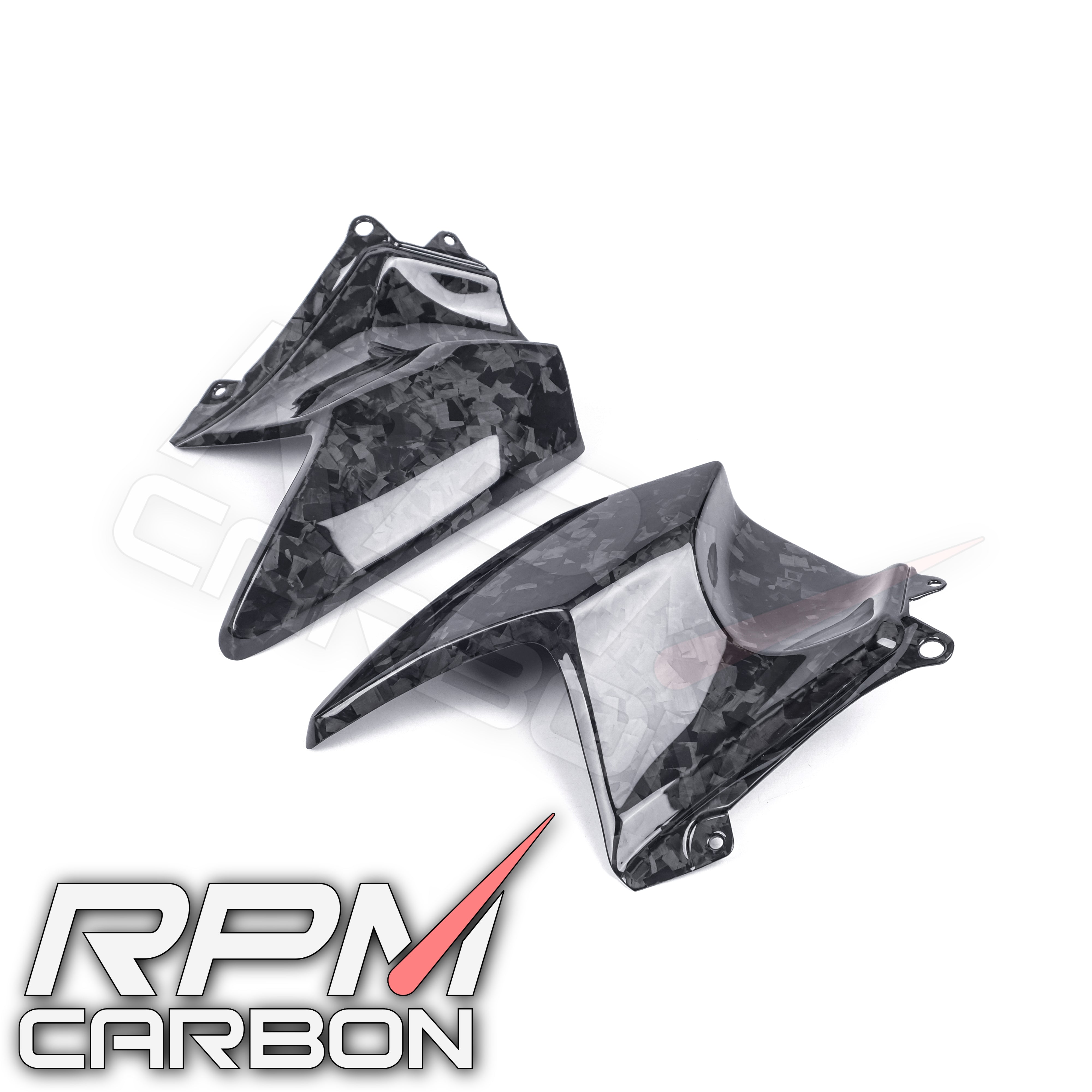 Kawasaki H2 SX Carbon Fiber Front Tank Side Panels