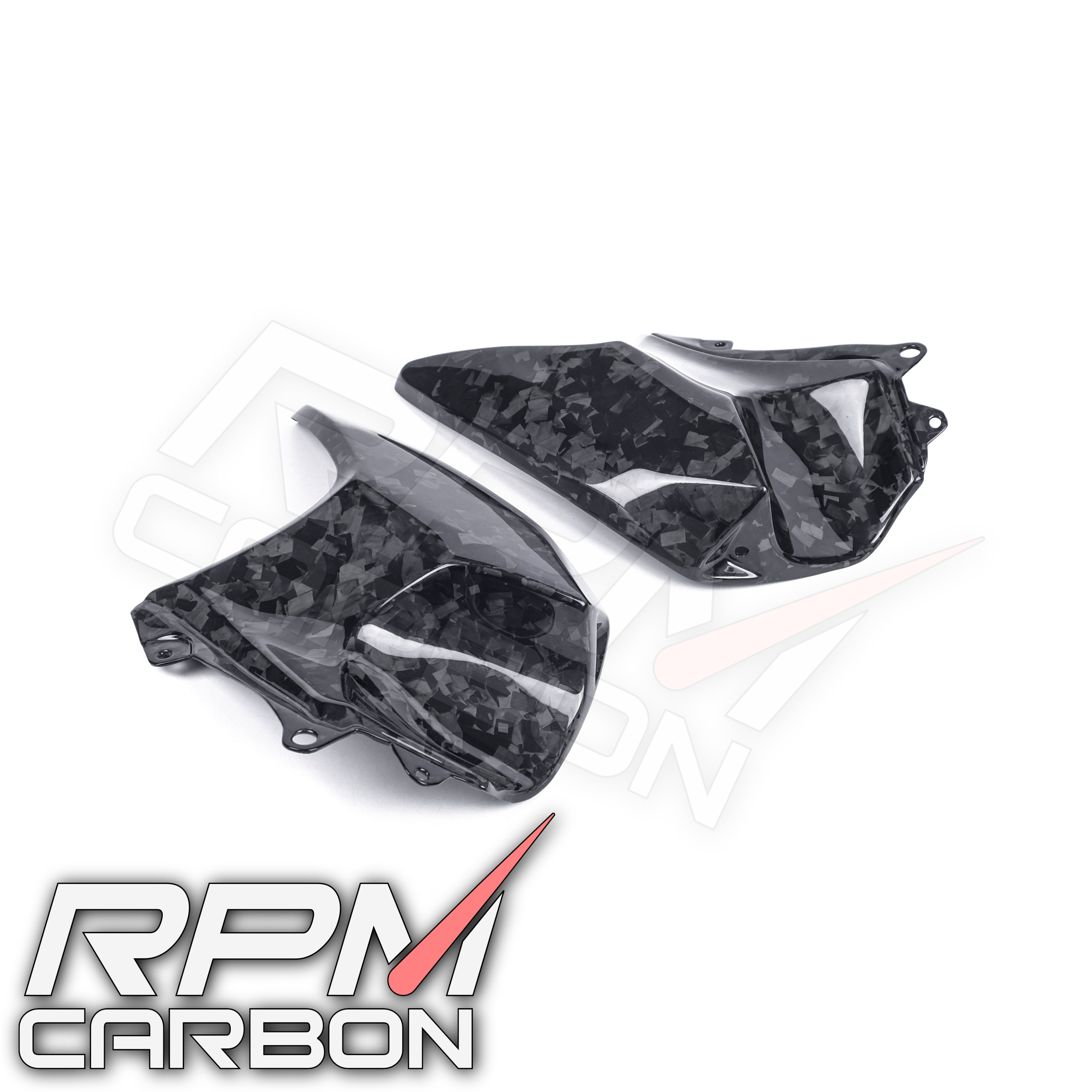 Kawasaki H2 SX Carbon Fiber Front Tank Side Panels
