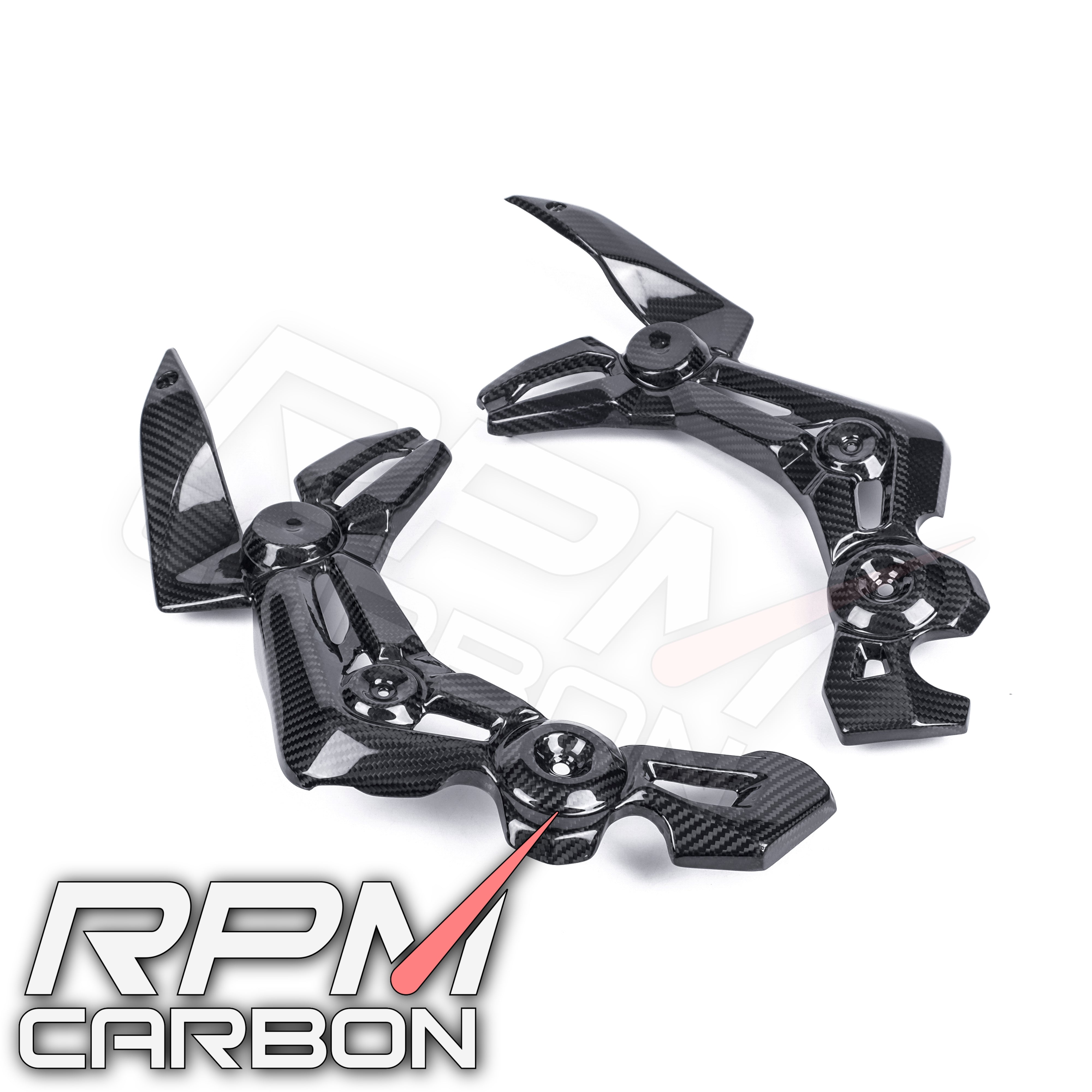 Kawasaki Z900 Carbon Fiber Frame Covers Protectors